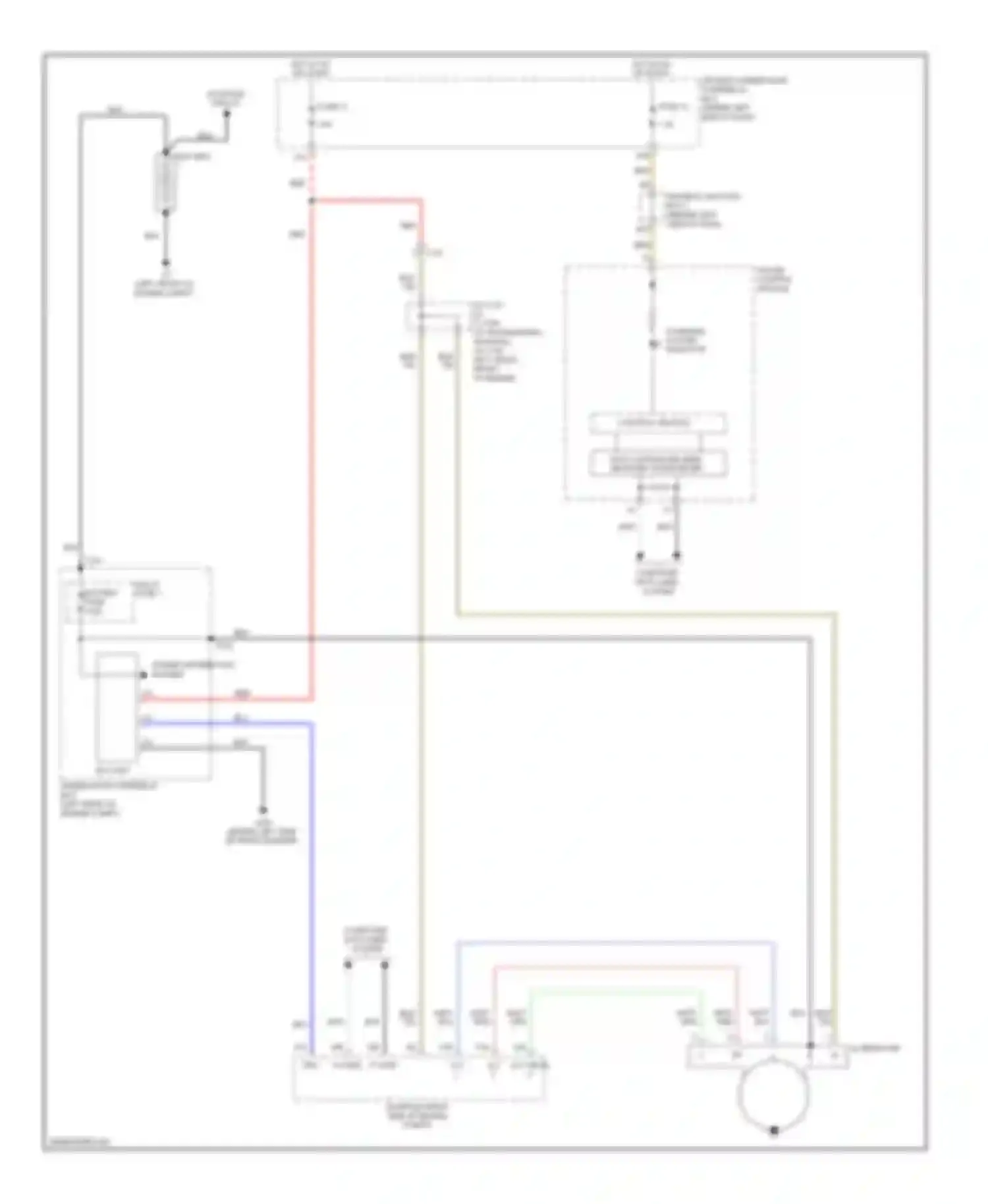 TL Acura IV facelift (2011-2014): Charging circuit