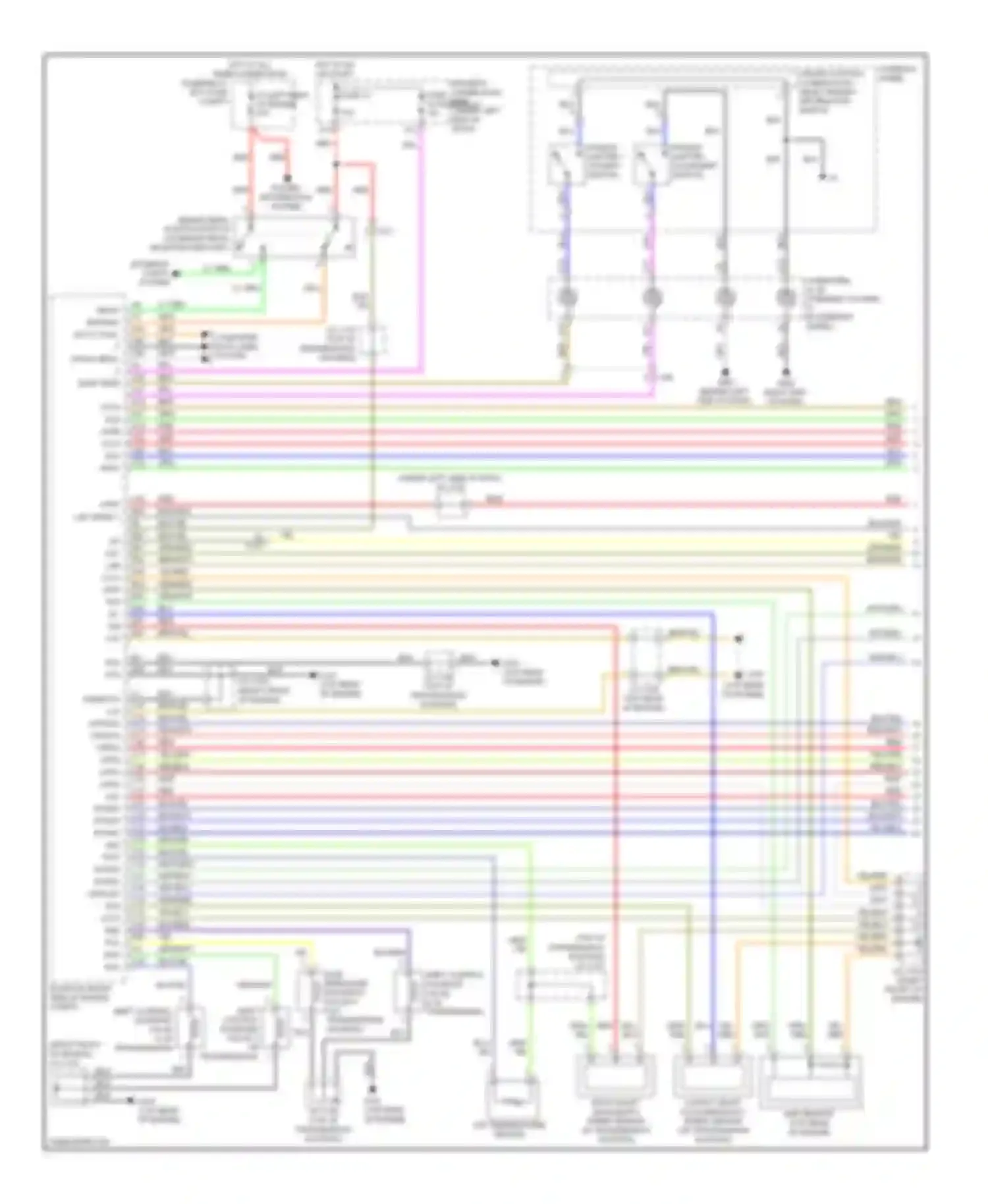 TL Acura IV facelift (2011-2014): A/t circuit (1 of 2)