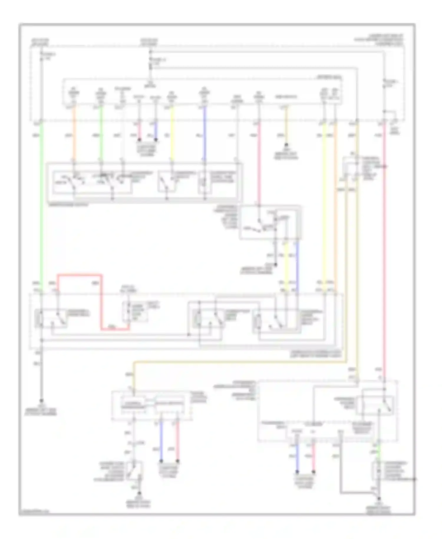 TL Acura IV facelift (2011-2014): Wiper/washer circuit