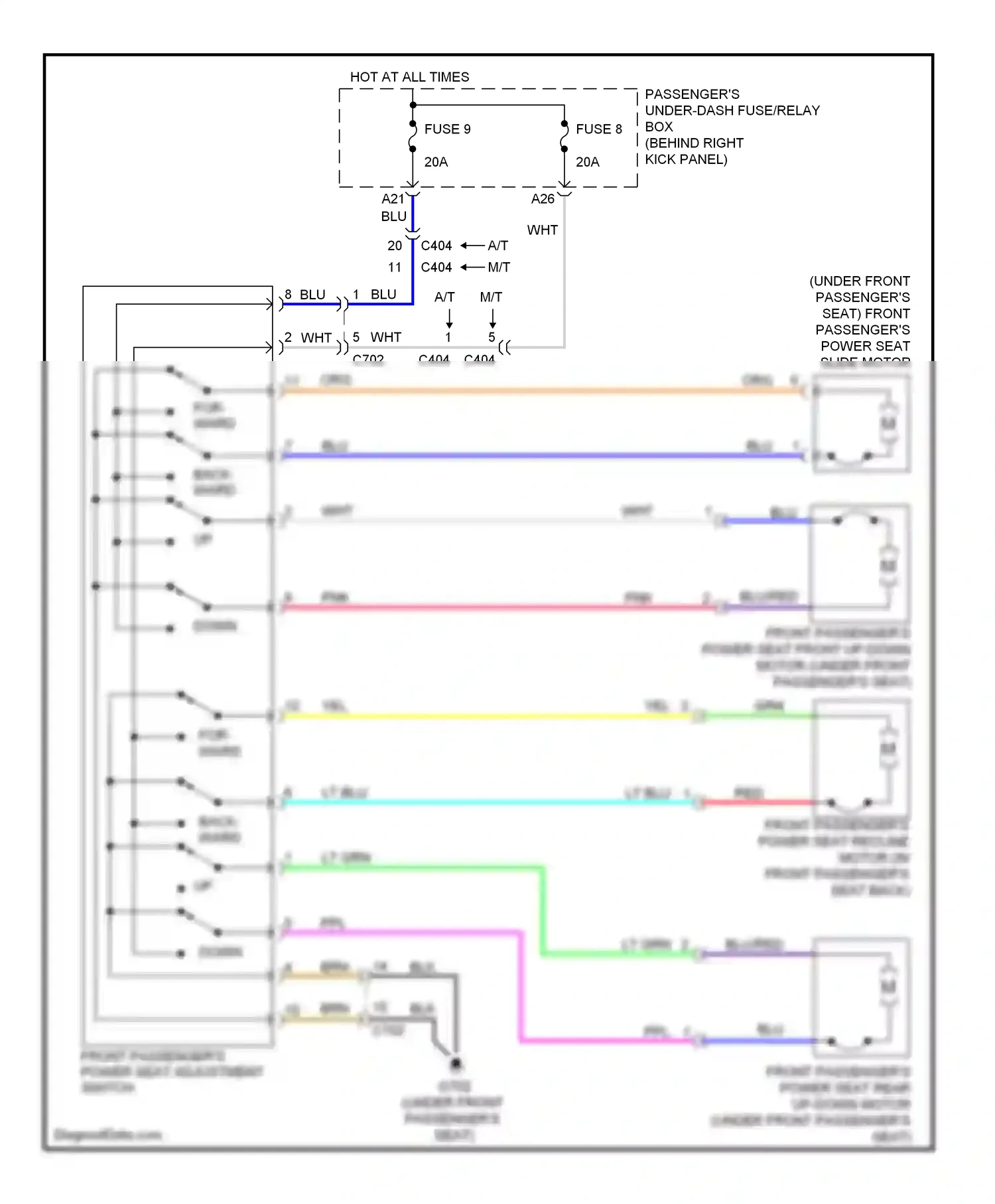 Wiring diagram blk for Acura TL IV facelift (2011-2014) (85 of 121)