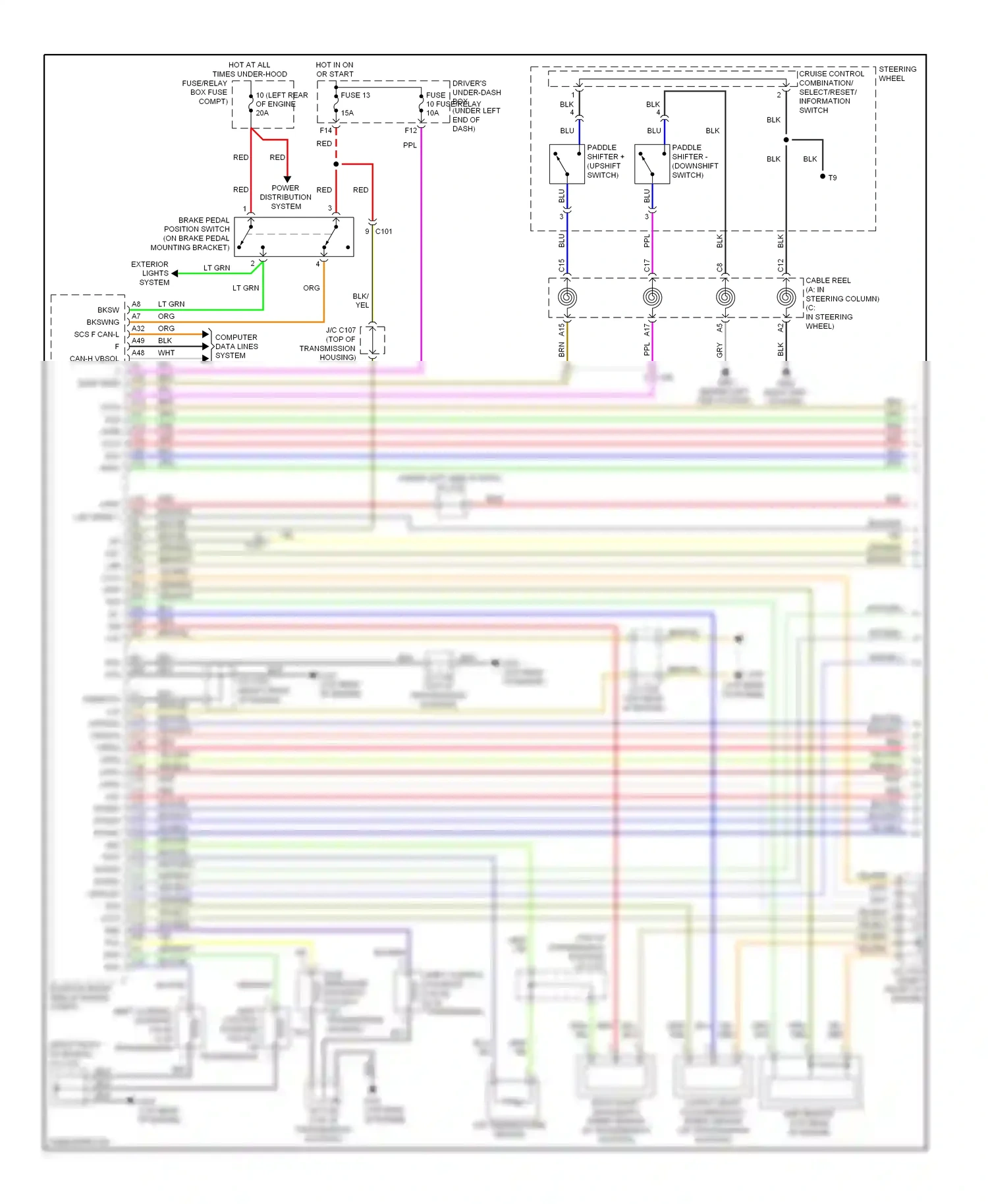 Wiring diagram blu for Acura TL IV facelift (2011-2014) (101 of 113)