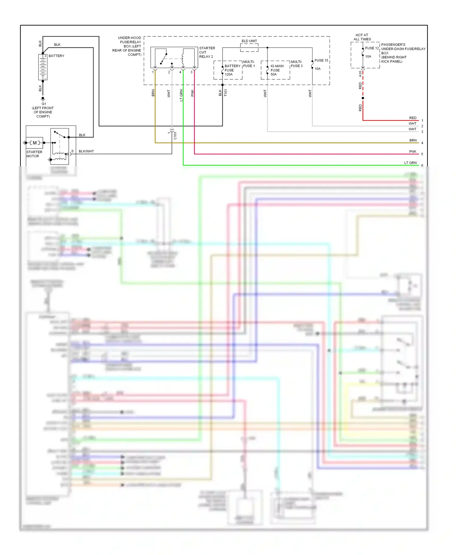 Wiring diagram blu for Acura TL IV facelift (2011-2014) (96 of 113)