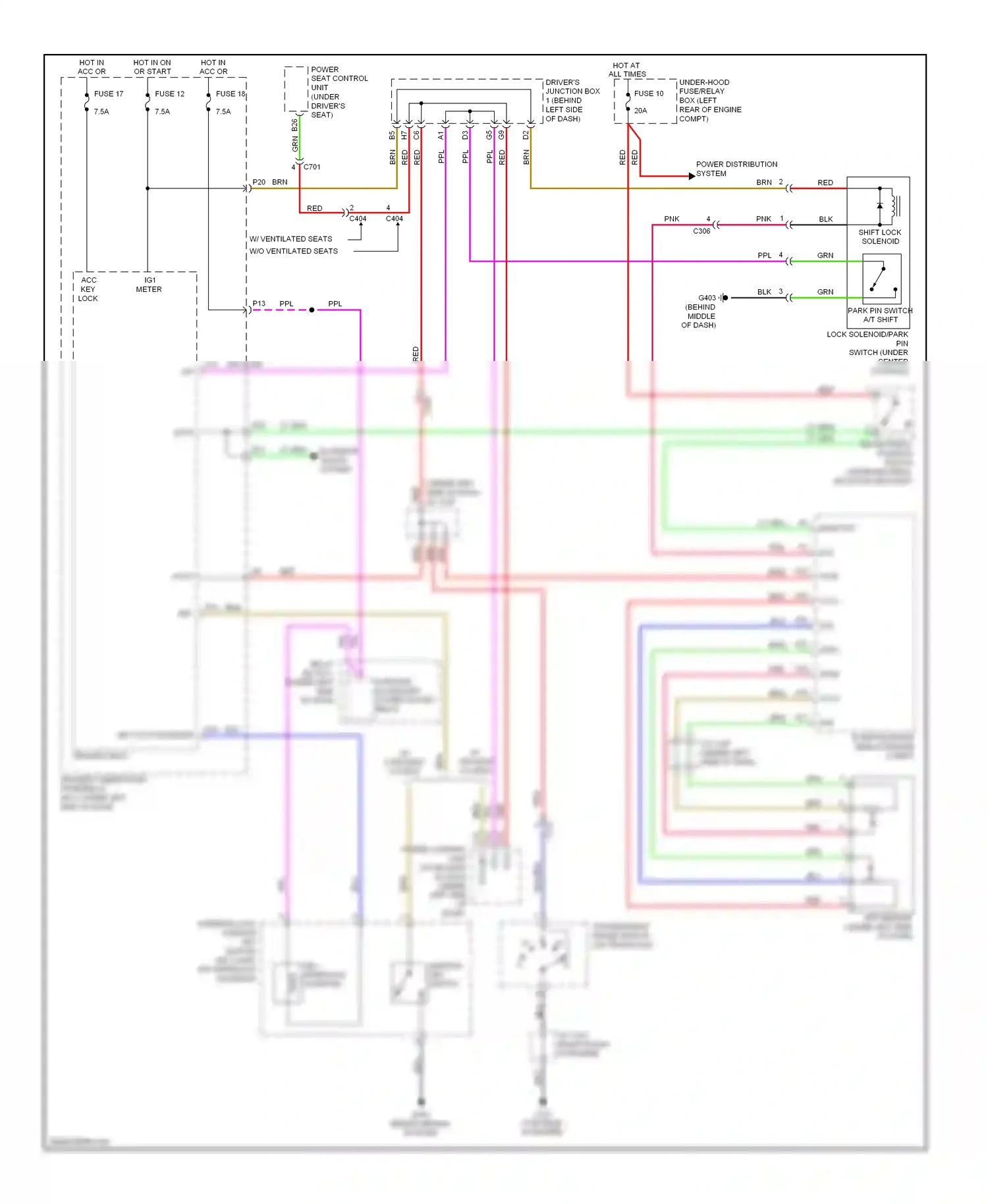Wiring diagram blu for Acura TL IV facelift (2011-2014) (100 of 113)
