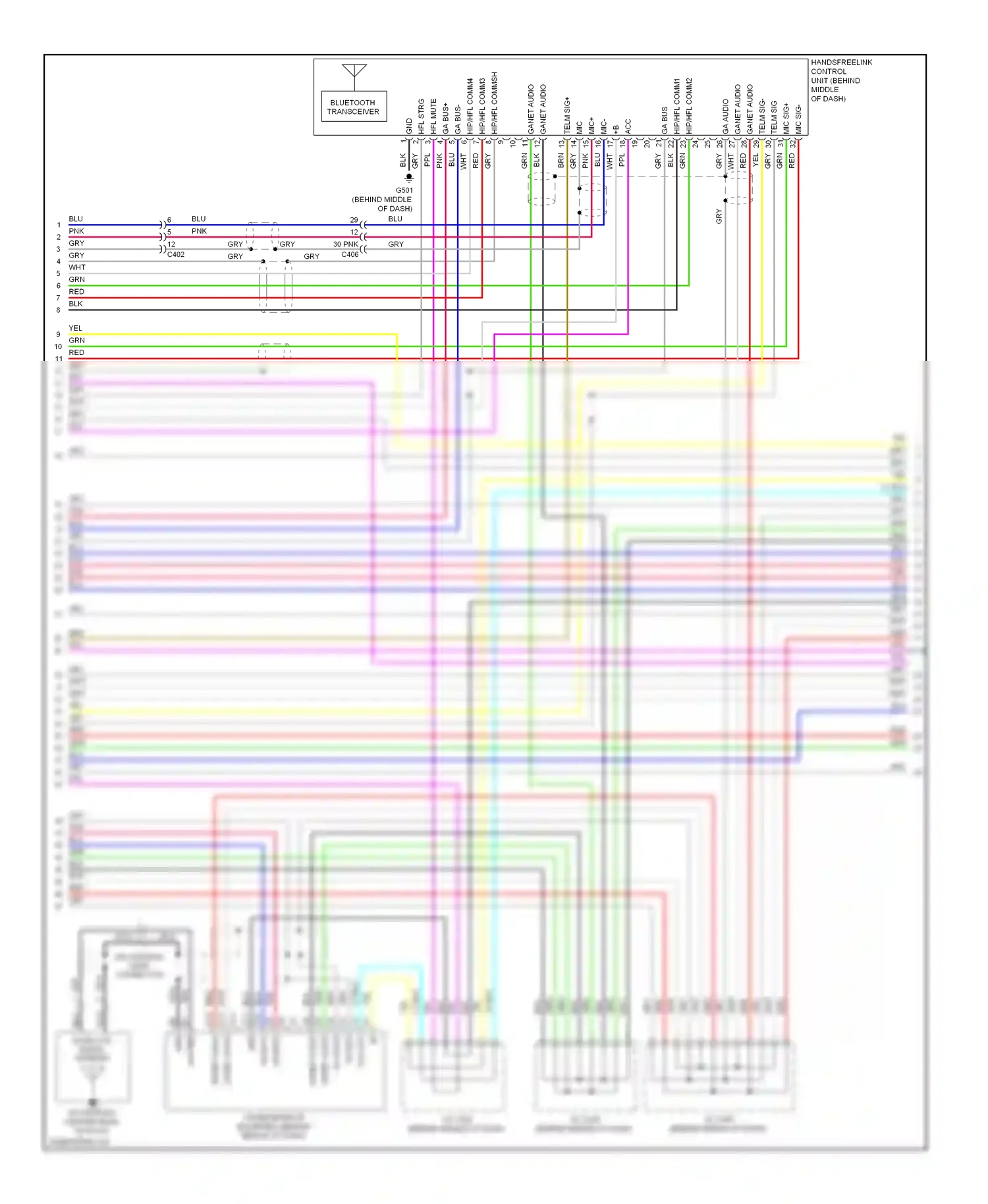 Wiring diagram blu for Acura TL IV facelift (2011-2014) (90 of 113)
