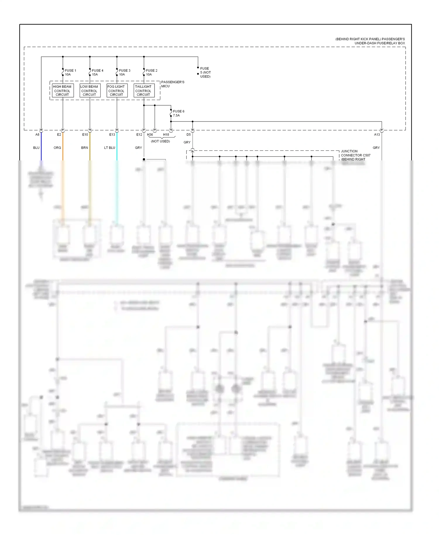 Wiring diagram blu for Acura TL IV facelift (2011-2014) (64 of 113)