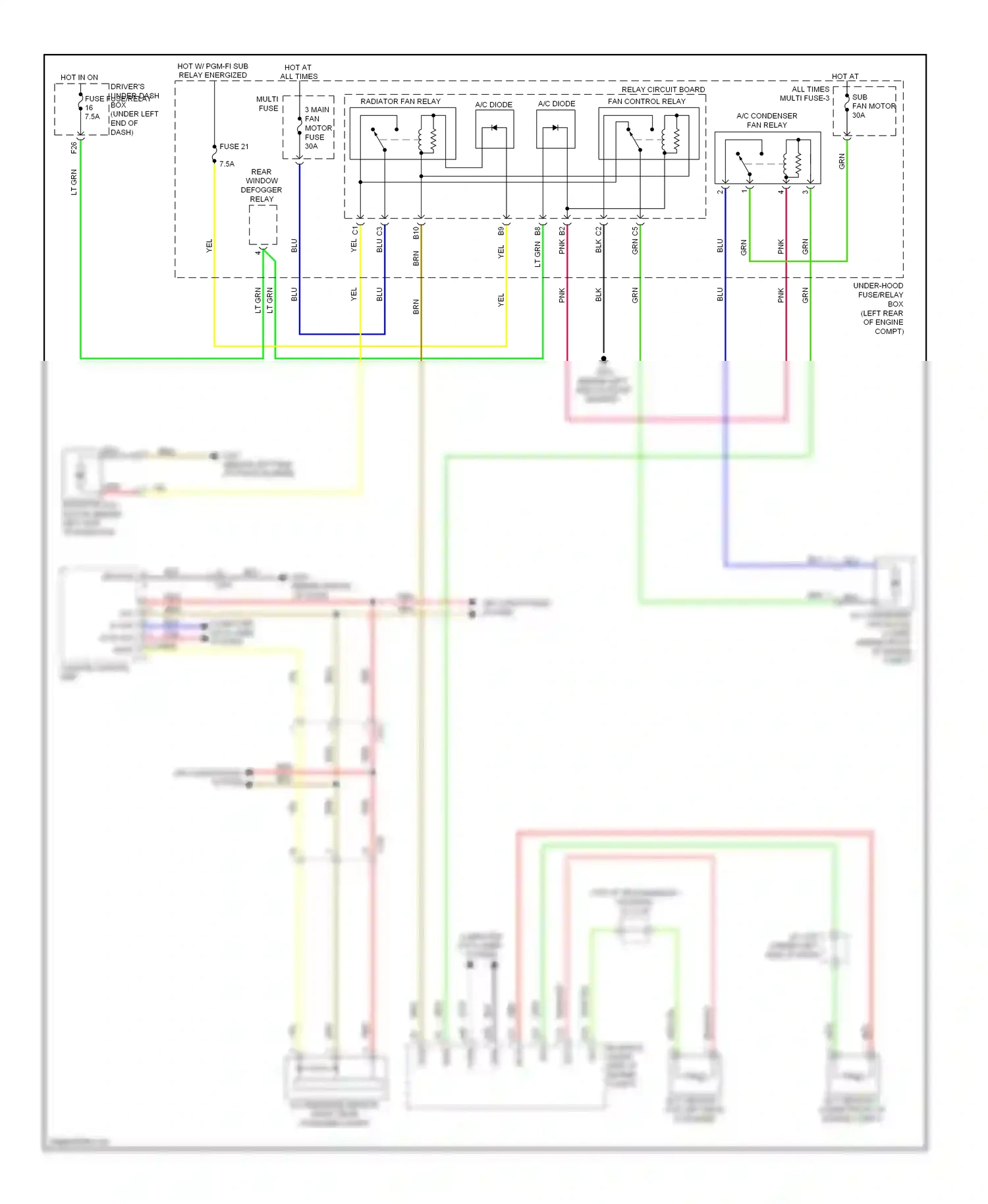 Wiring diagram computer data lines system for Acura TL IV facelift (2011-2014) (13 of 72)