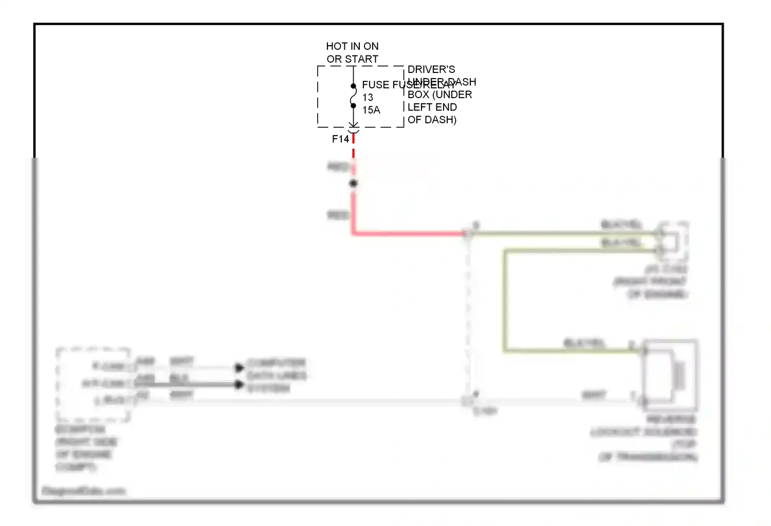 Wiring diagram driver's under-dash for Acura TL IV facelift (2011-2014) (8 of 9)