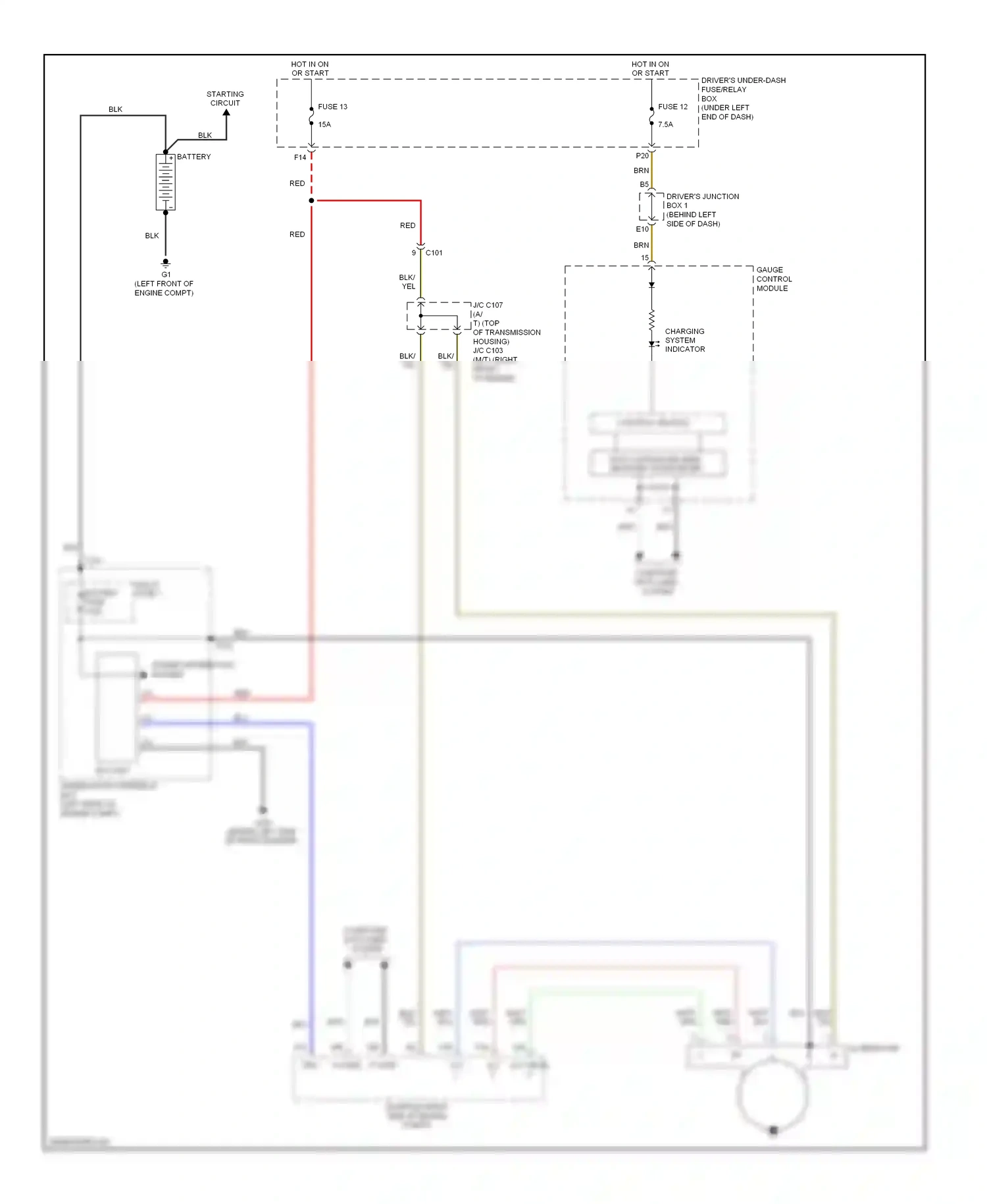 Wiring diagram eld unit for Acura TL IV facelift (2011-2014) (1 of 10)