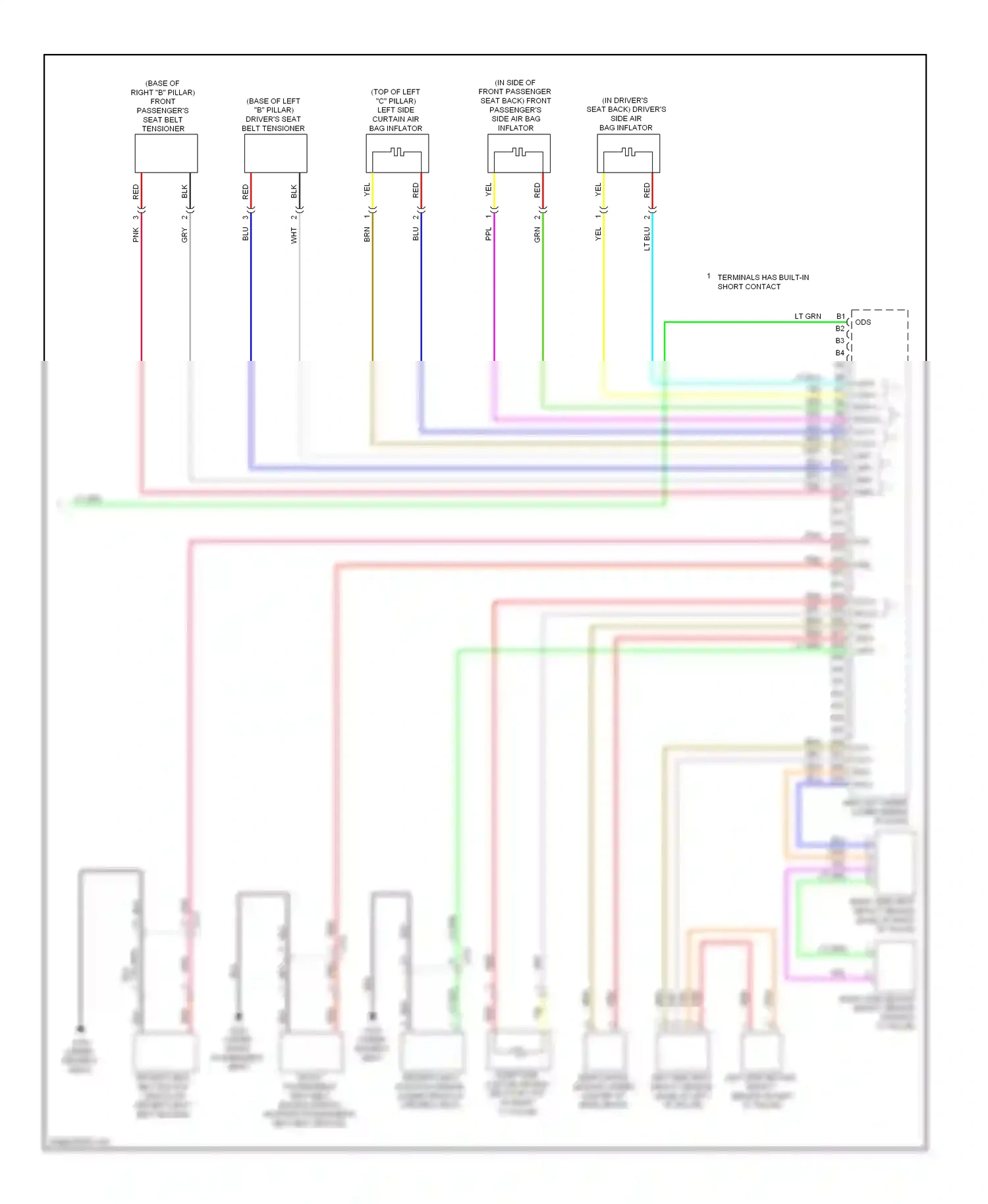 Wiring diagram fr+b for Acura TL IV facelift (2011-2014) (1 of 1)
