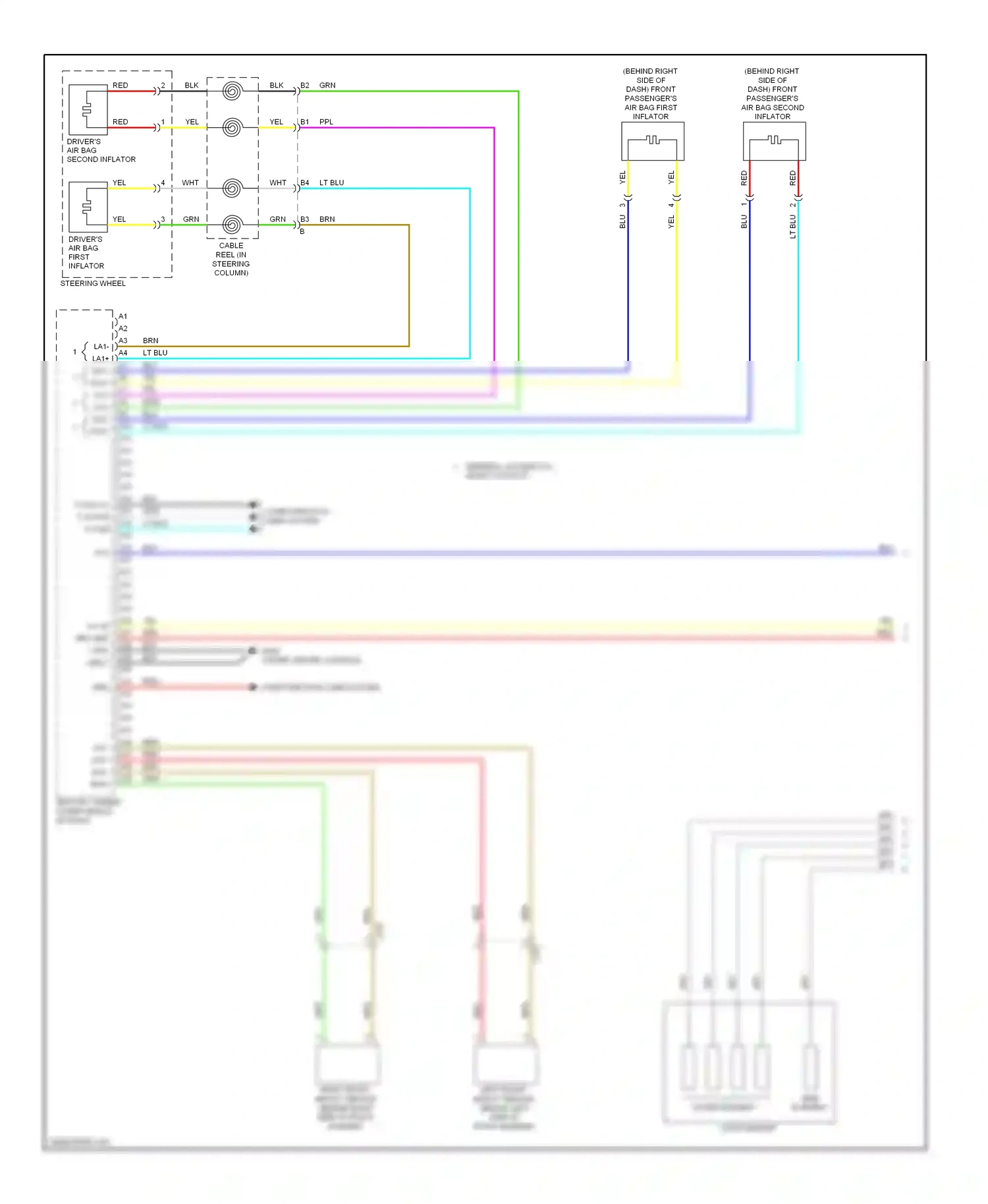Wiring diagram opds sensor for Acura TL IV facelift (2011-2014) (1 of 1)
