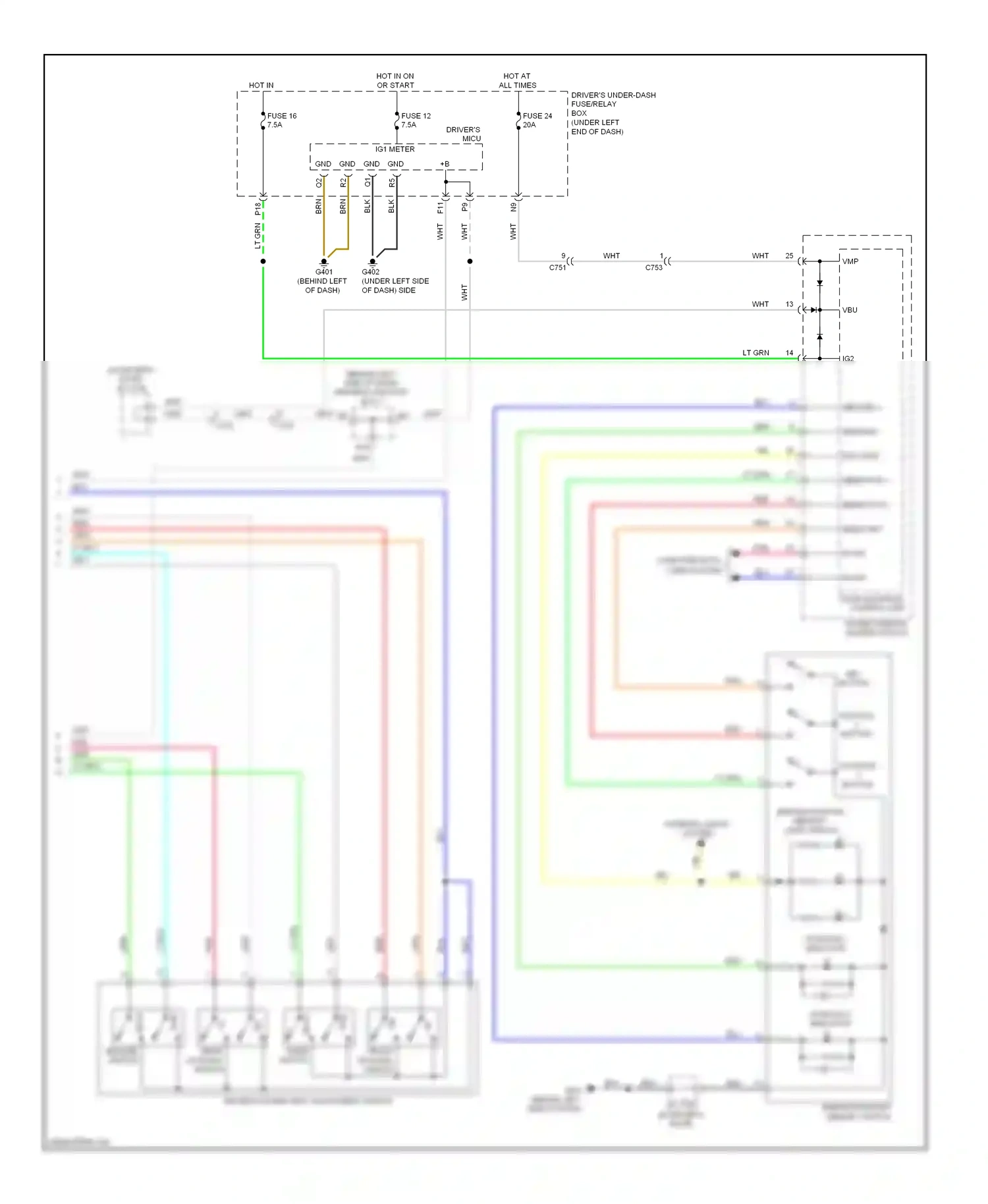 Wiring diagram org/ for Acura TL IV facelift (2011-2014) (33 of 74)