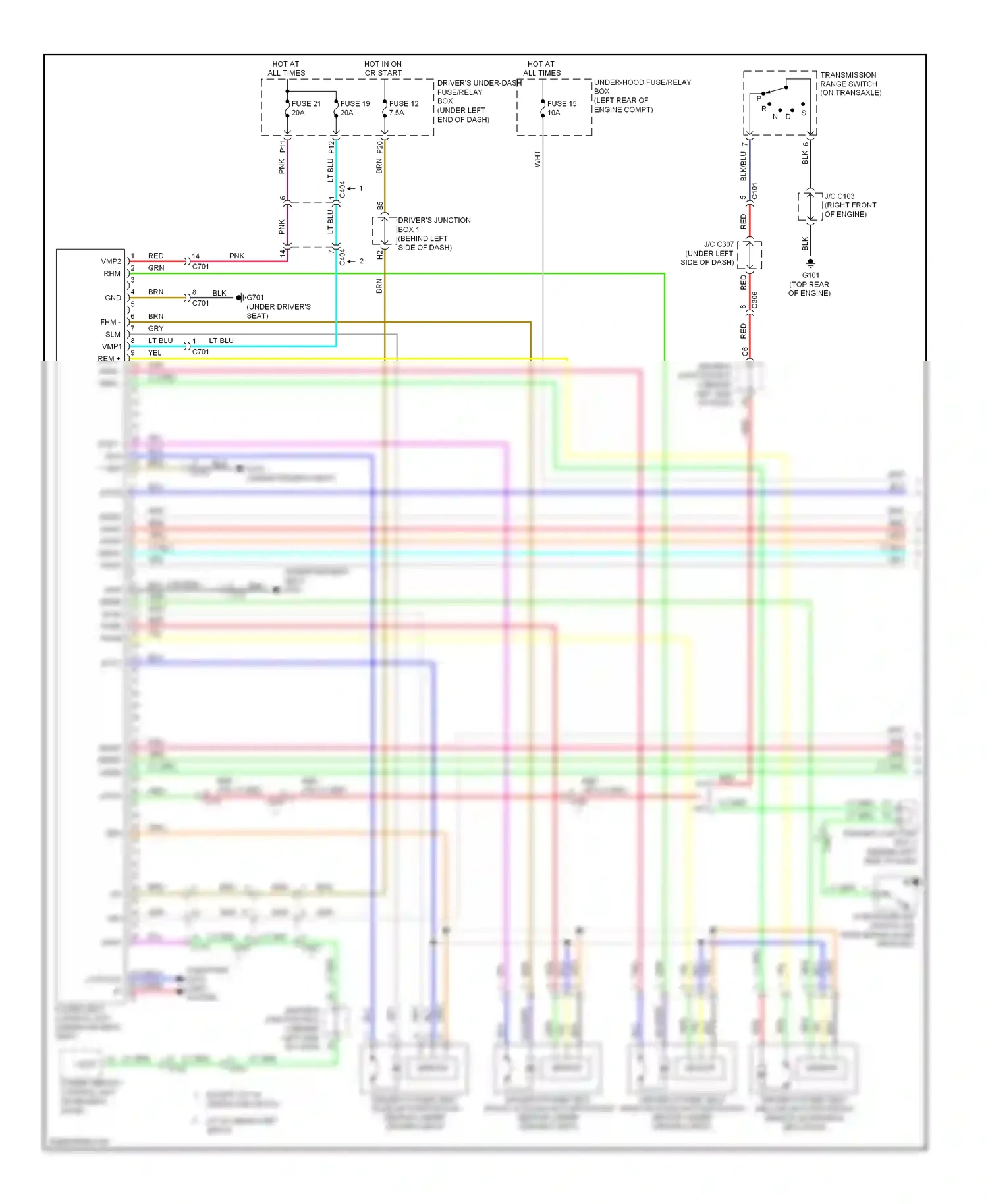 Wiring diagram ppl uart for Acura TL IV facelift (2011-2014) (1 of 2)