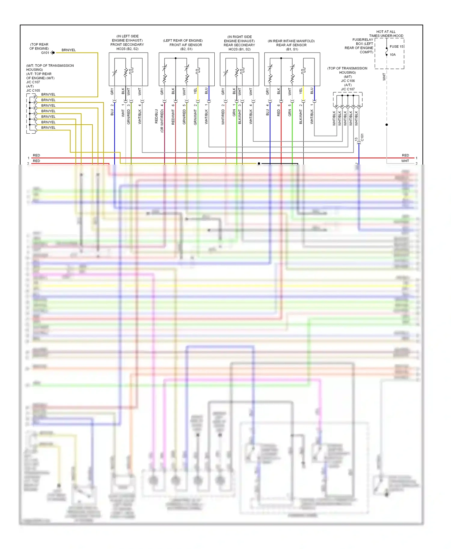 Wiring diagram red/blu for Acura TL IV facelift (2011-2014) (4 of 11)