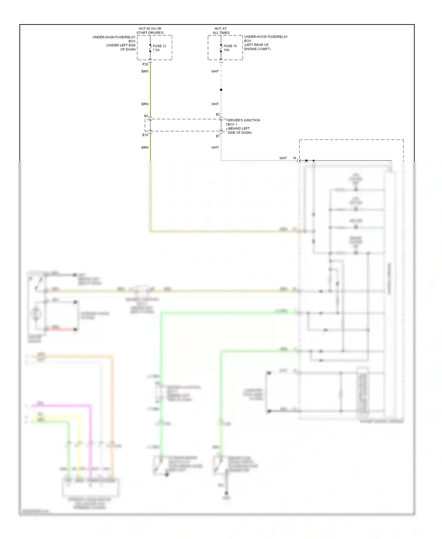 Wiring diagram vsa system ind for Acura TL IV facelift (2011-2014) (1 of 2)