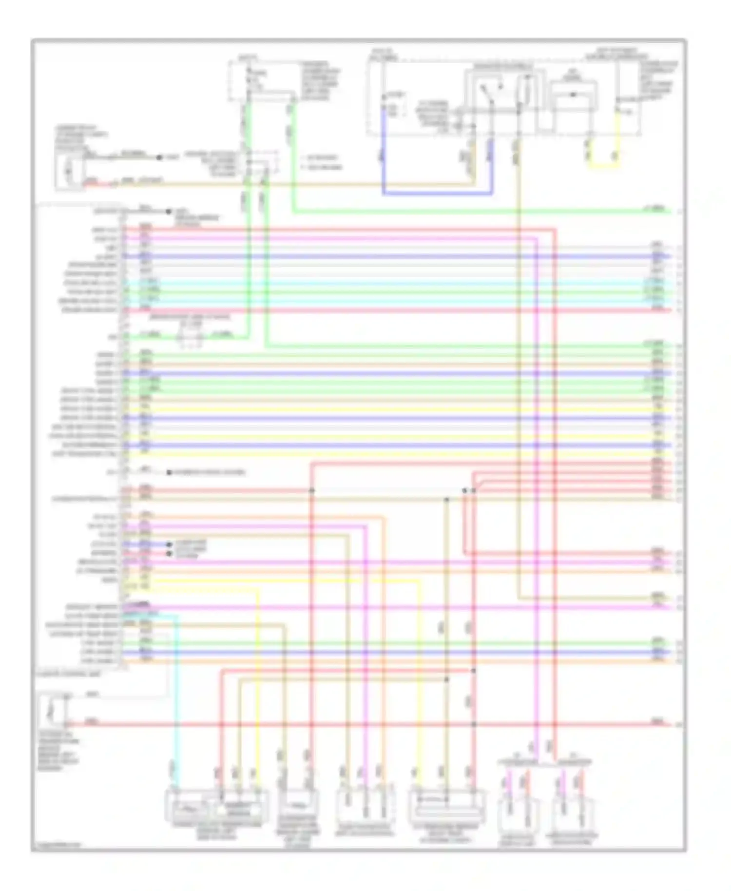 TL Acura IV (2008-2011): Automatic a/c circuit (1 of 3)