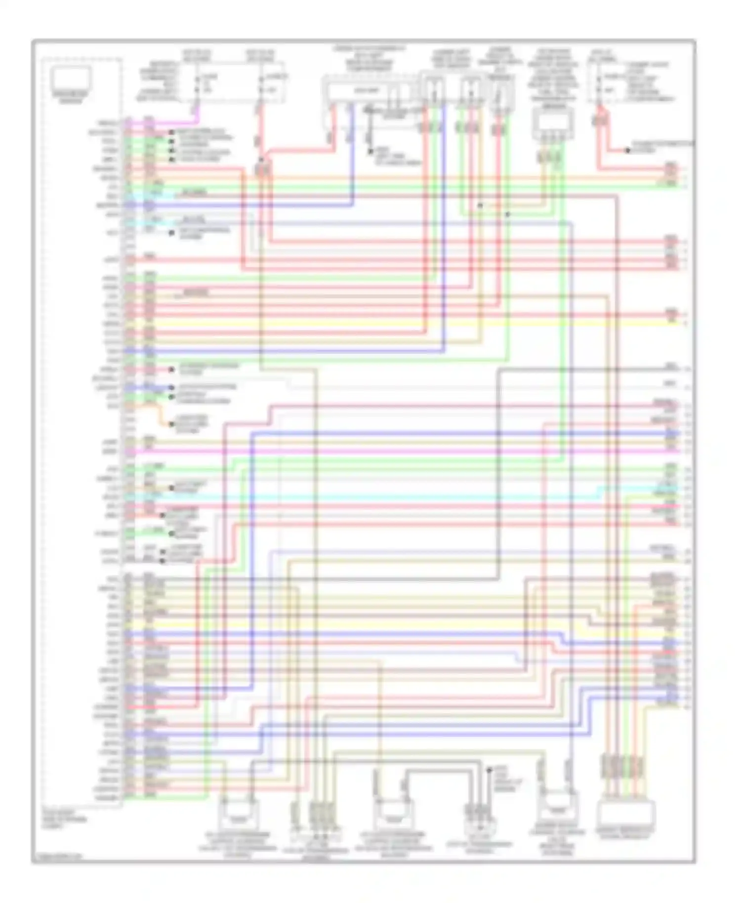 TL Acura IV (2008-2011): Wiring diagram engine performance 3.7l (1 of 6)