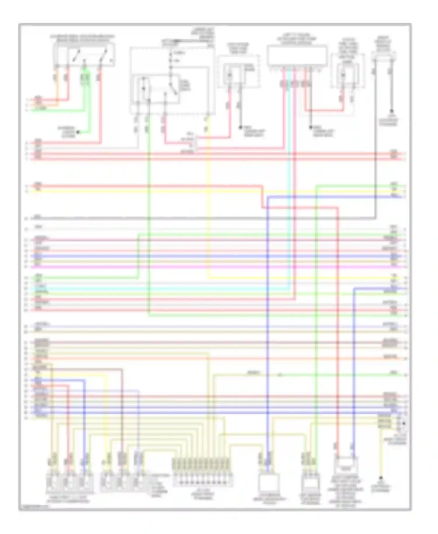 TL Acura IV (2008-2011): Wiring diagram engine performance 3.7l (2 of 6)