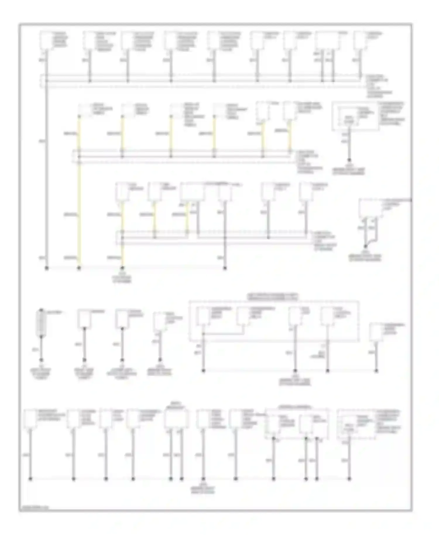 TL Acura IV (2008-2011): Ground distribution circuit (1 of 4)
