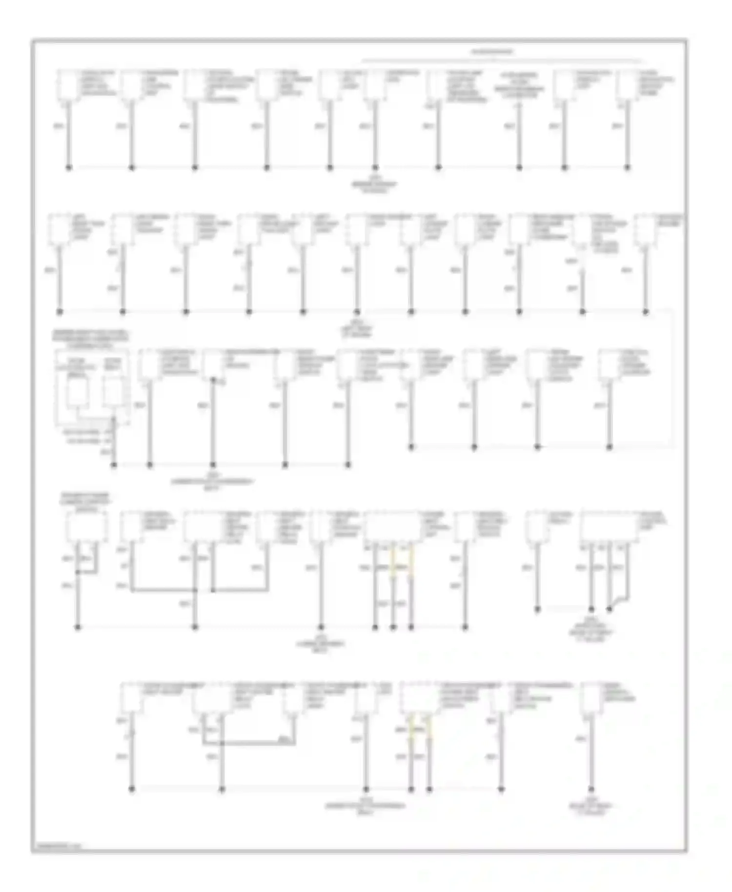 TL Acura IV (2008-2011): Ground distribution circuit (3 of 4)
