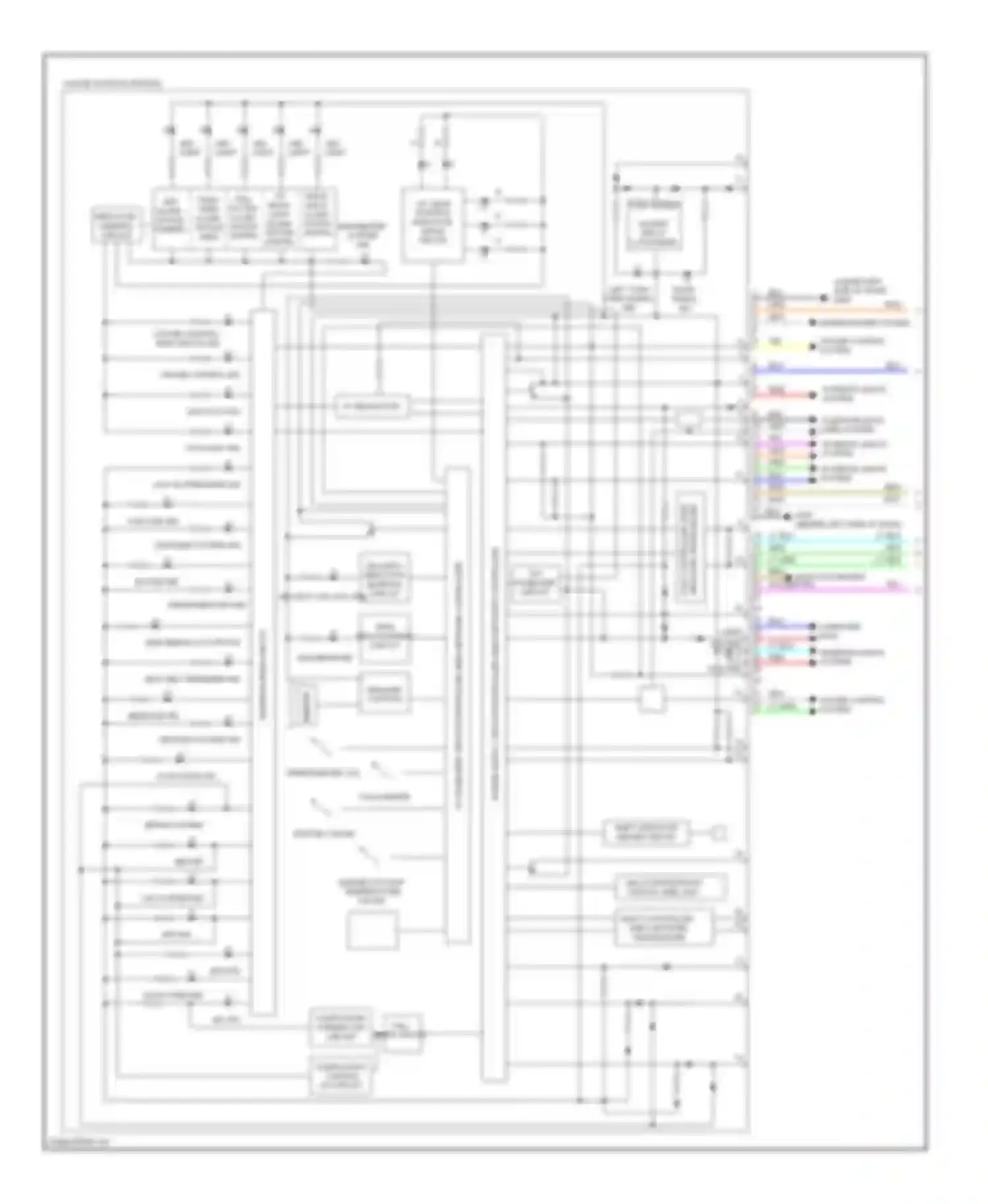 TL Acura IV (2008-2011): Instrument cluster circuit (1 of 2)