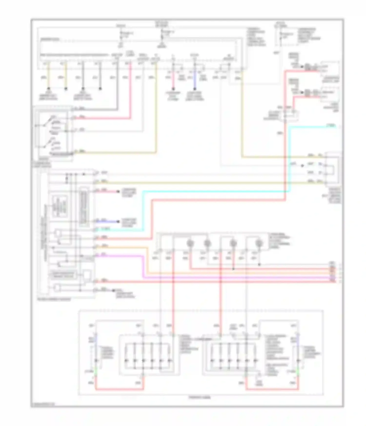 TL Acura IV (2008-2011): Instrument illumination circuit (1 of 2)
