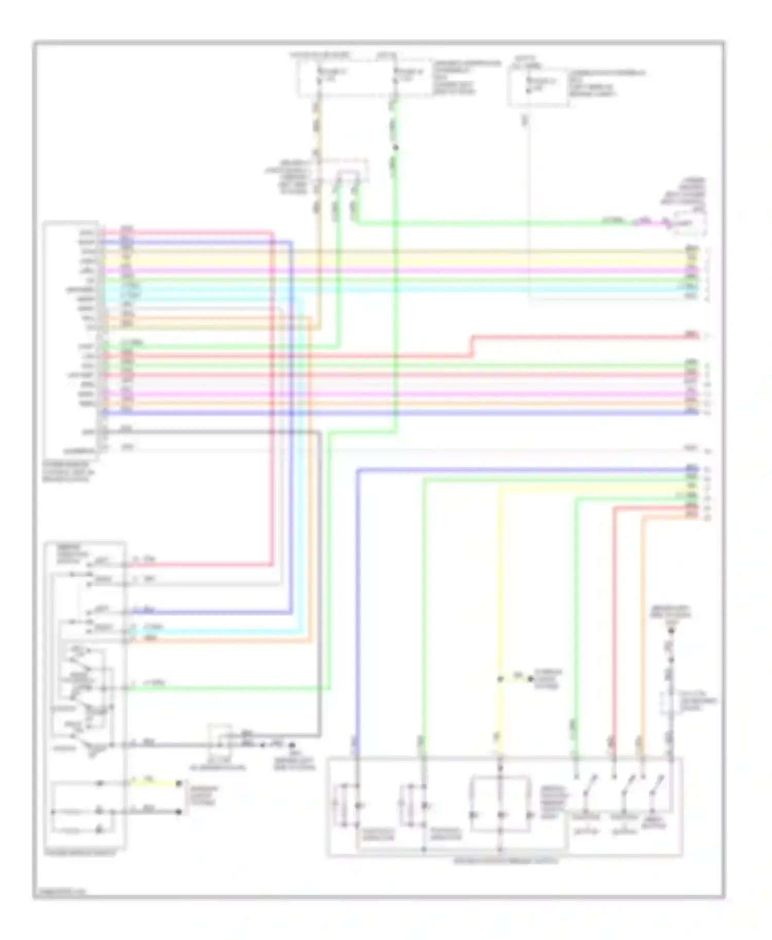 TL Acura IV (2008-2011): Memory mirrors circuit (1 of 2)