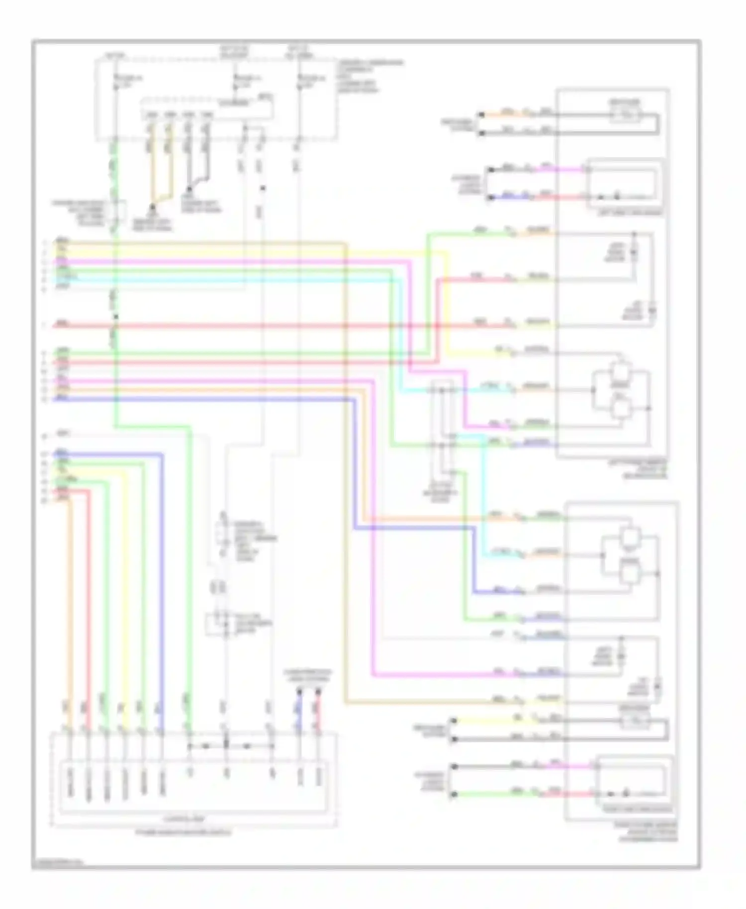 TL Acura IV (2008-2011): Memory mirrors circuit (2 of 2)