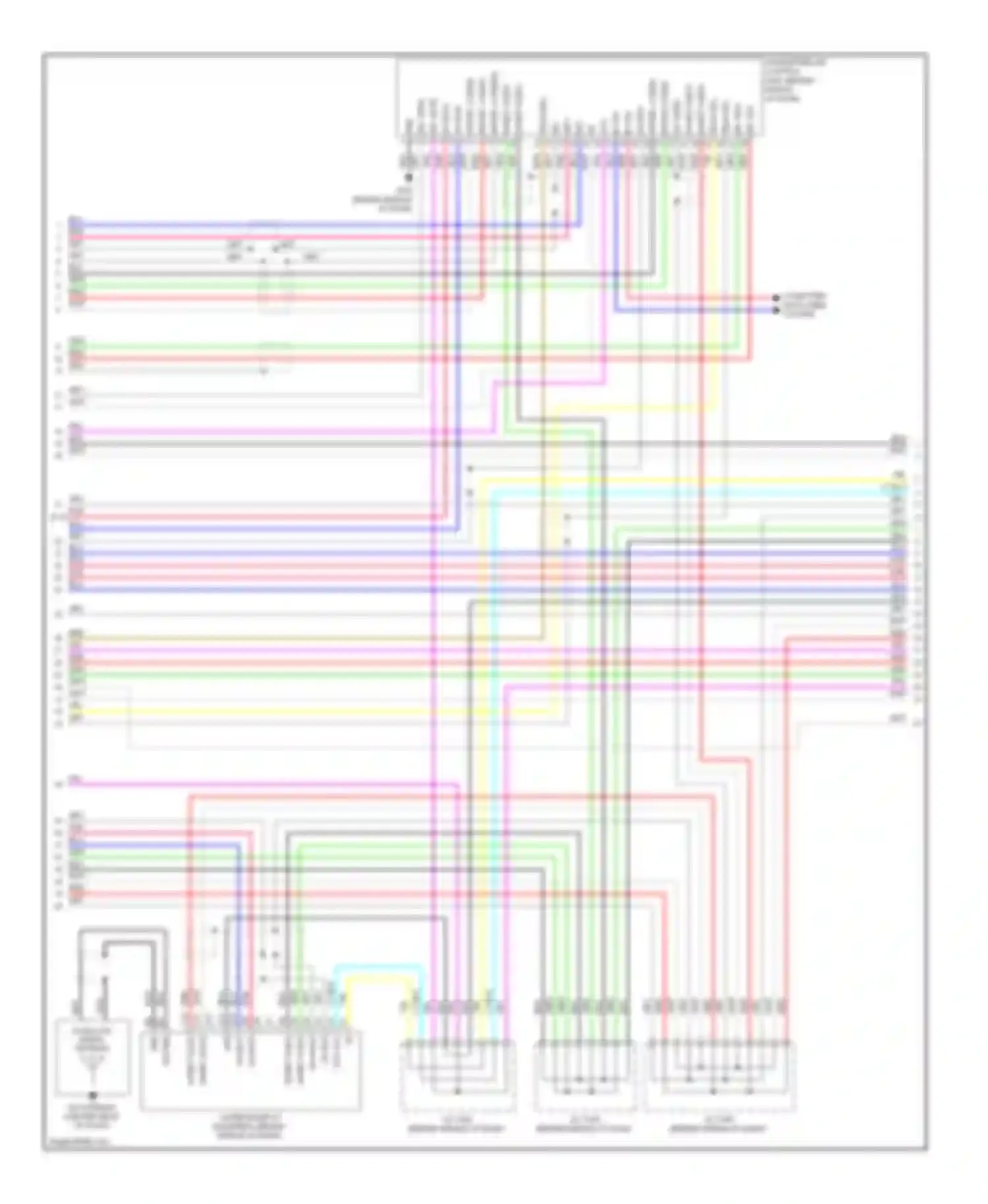 TL Acura IV (2008-2011): Navigation circuit (4 of 5)