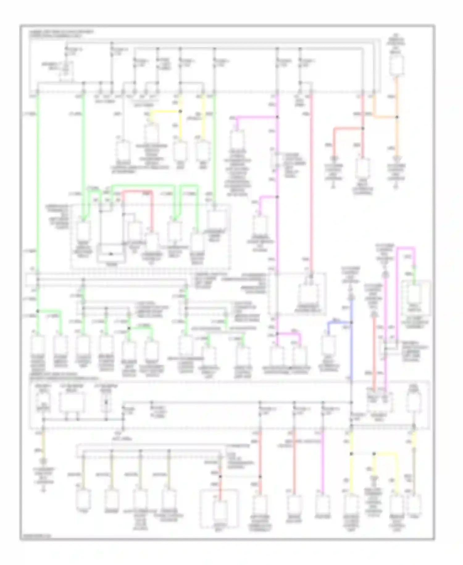 TL Acura IV (2008-2011): Power distribution circuit, with keyless access (5 of 6)