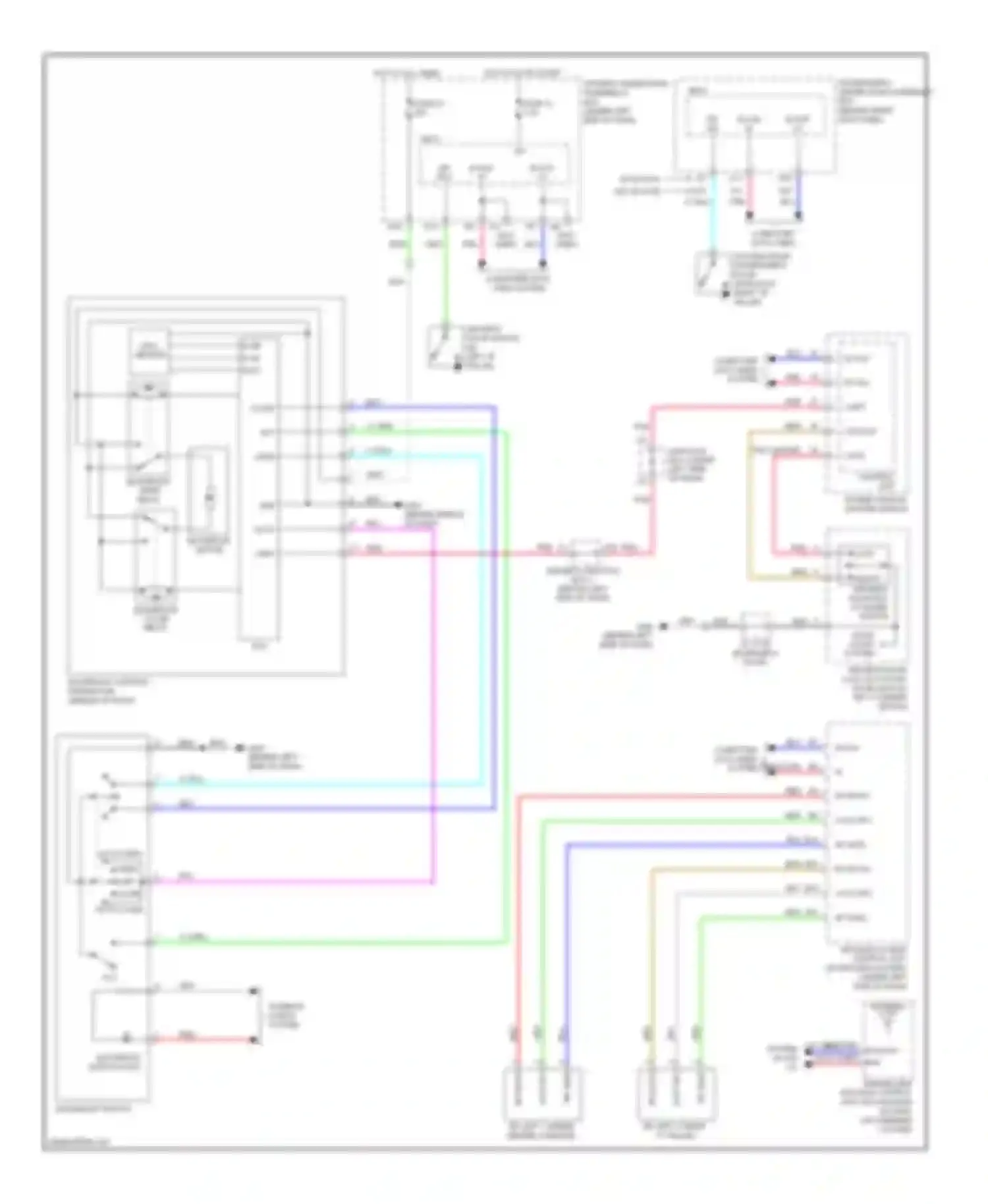TL Acura IV (2008-2011): Power top/sunroof circuit