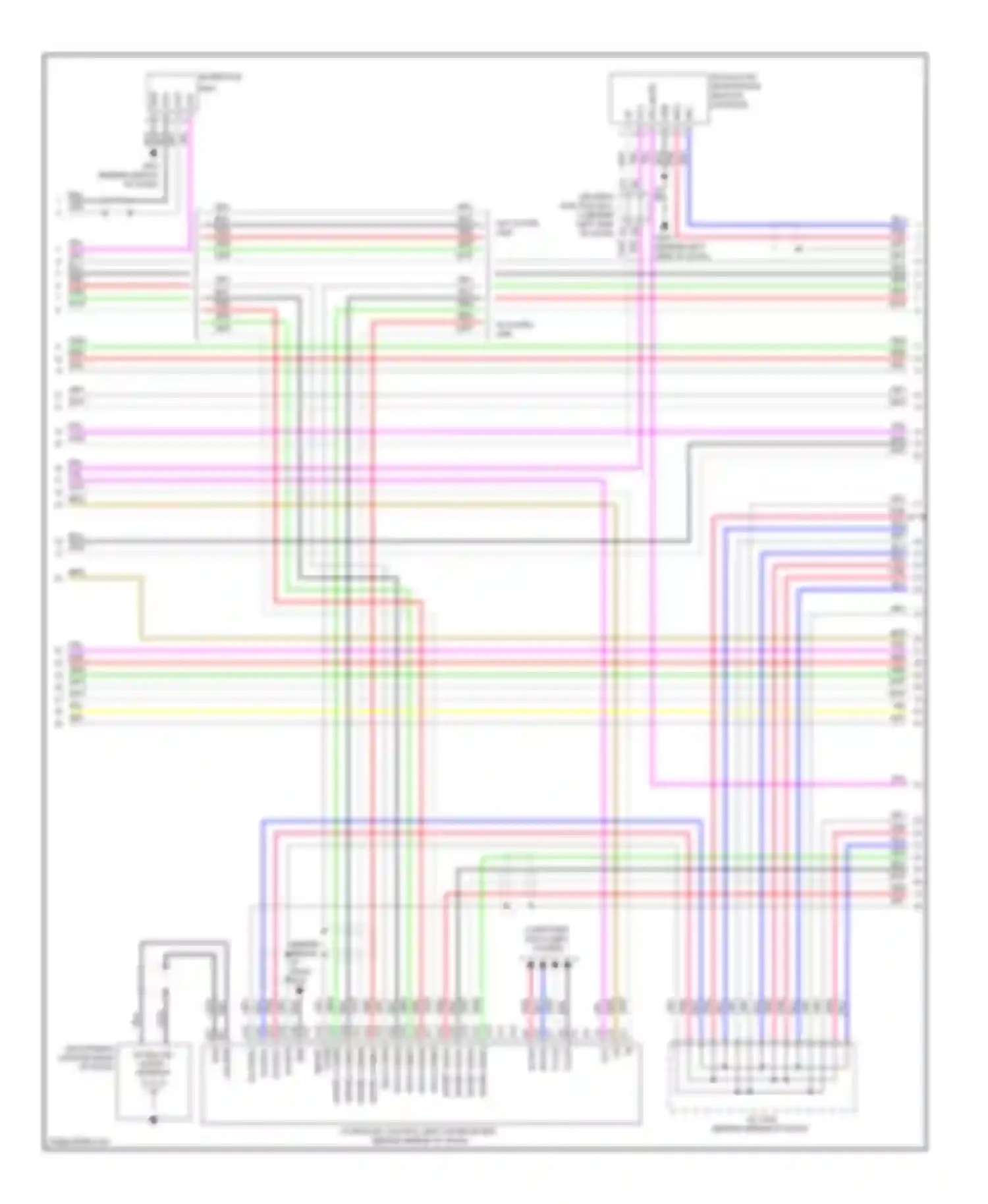 TL Acura IV (2008-2011): Radio circuit, with navigation (3 of 5)
