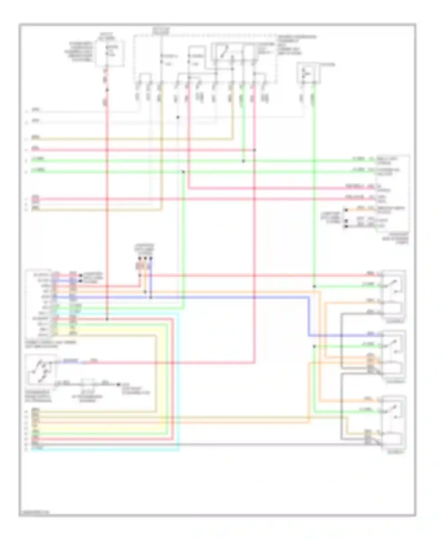 TL Acura IV (2008-2011): Remote starting circuit, with keyless access (2 of 2)