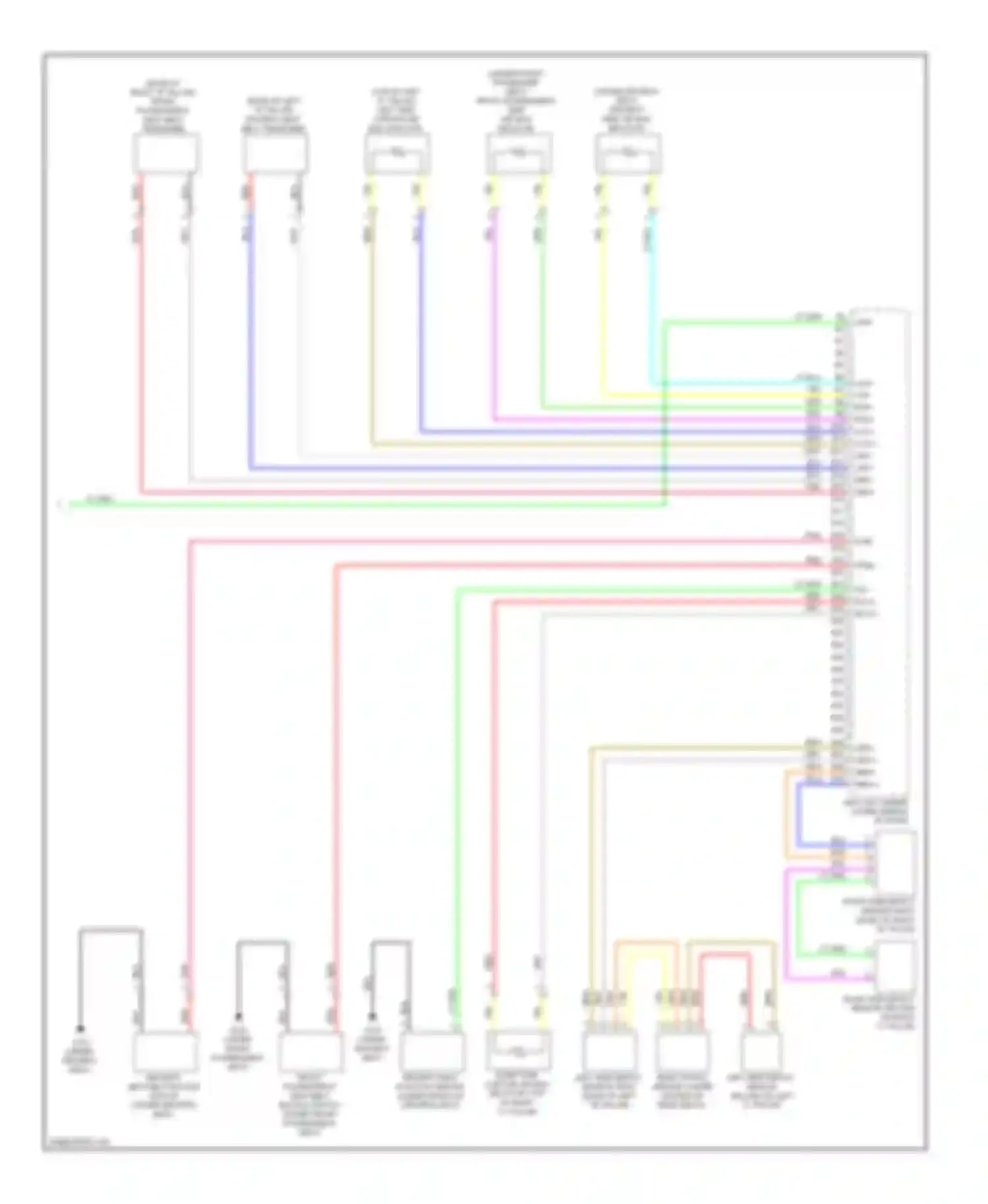 TL Acura IV (2008-2011): Supplemental restraints circuit (3 of 3)