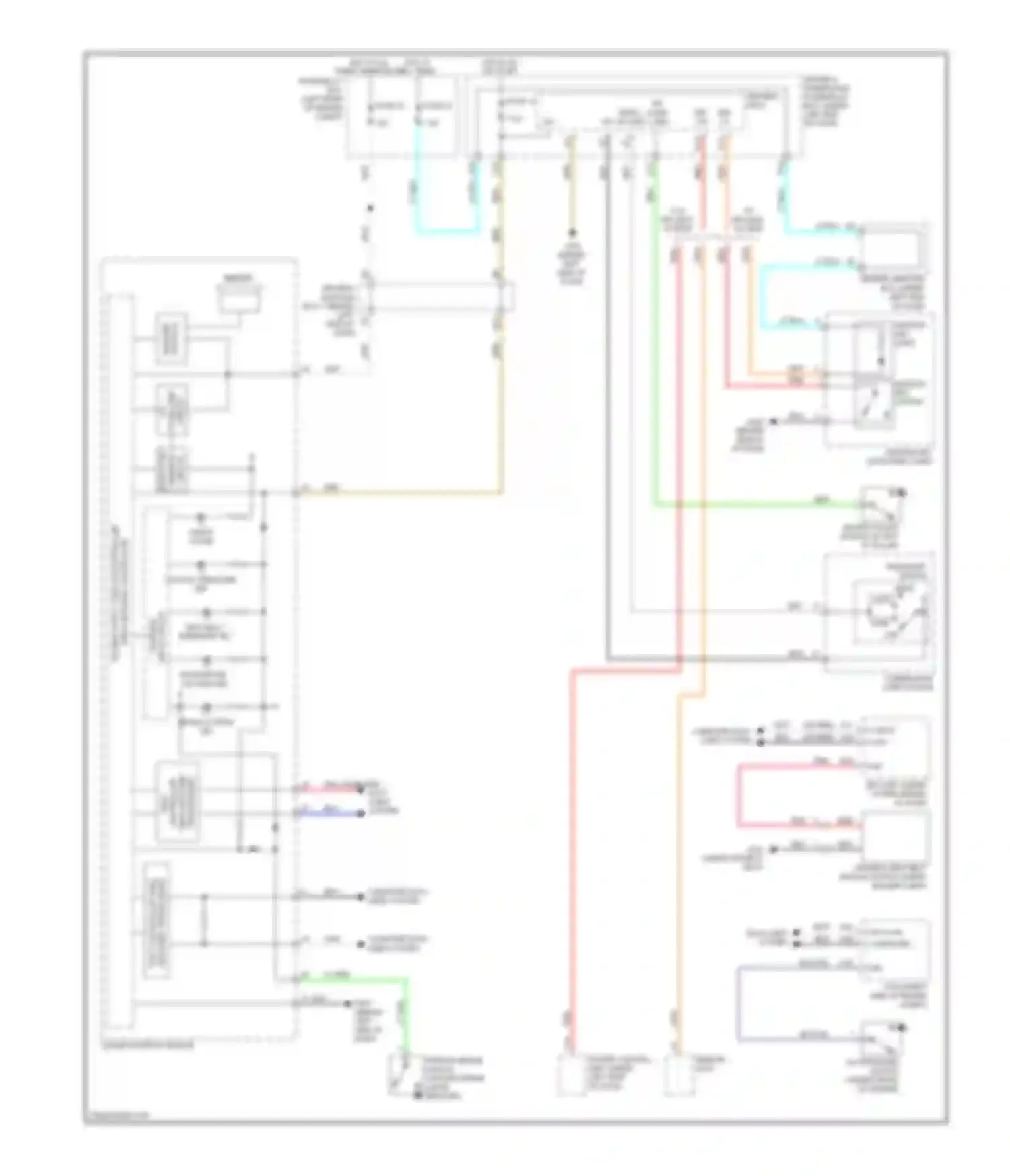 TL Acura IV (2008-2011): Chime circuit
