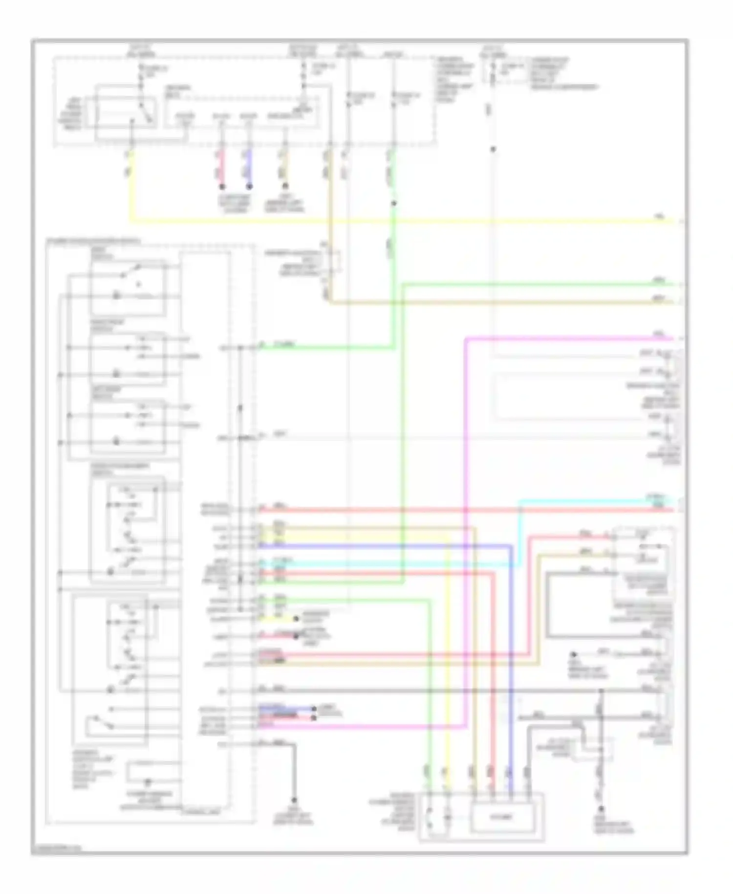 Wiring diagram blk for Acura TL IV (2008-2011) (79 of 108)