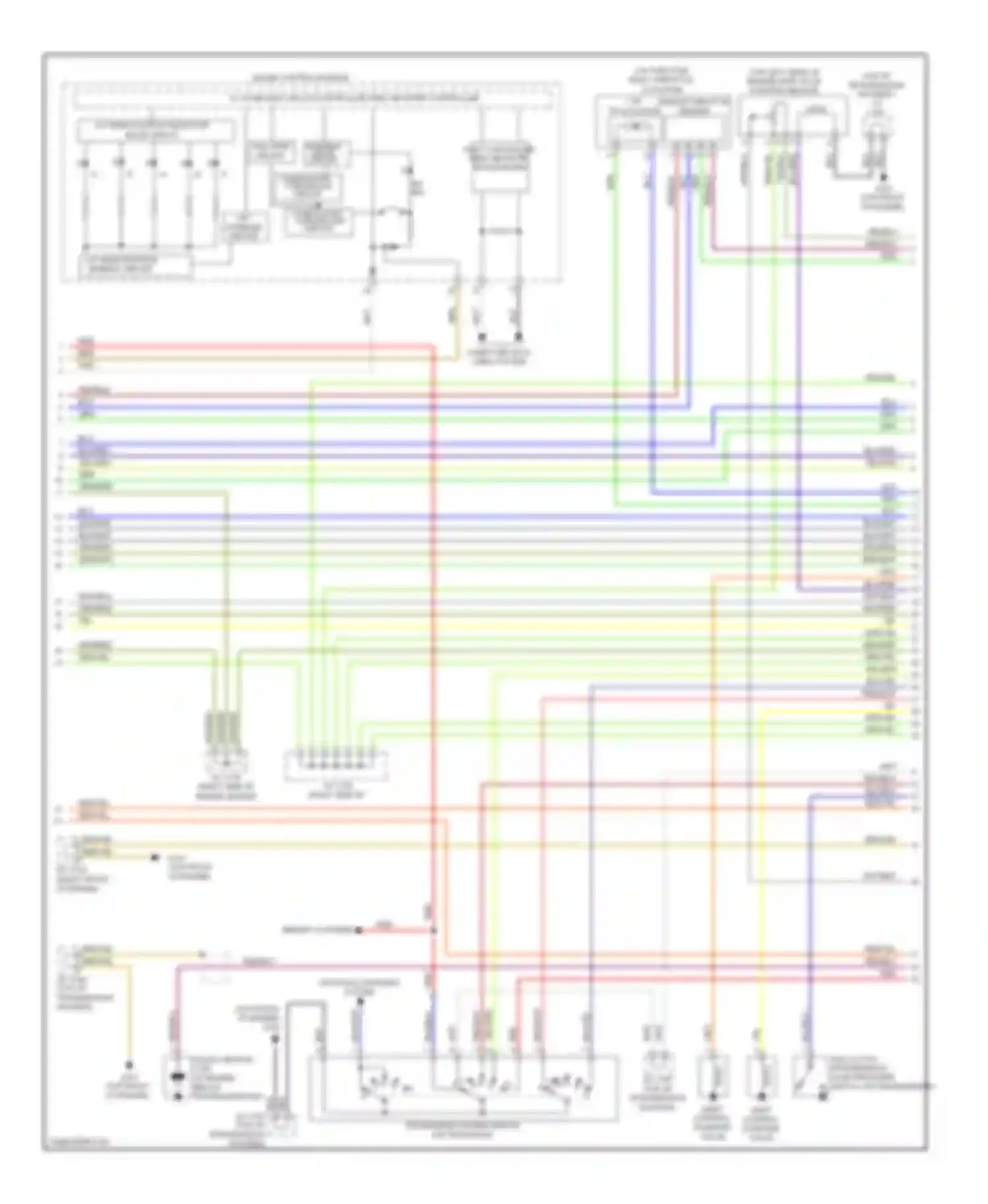 Wiring diagram compulsory turning- on circuit for Acura TL IV (2008-2011) (3 of 4)