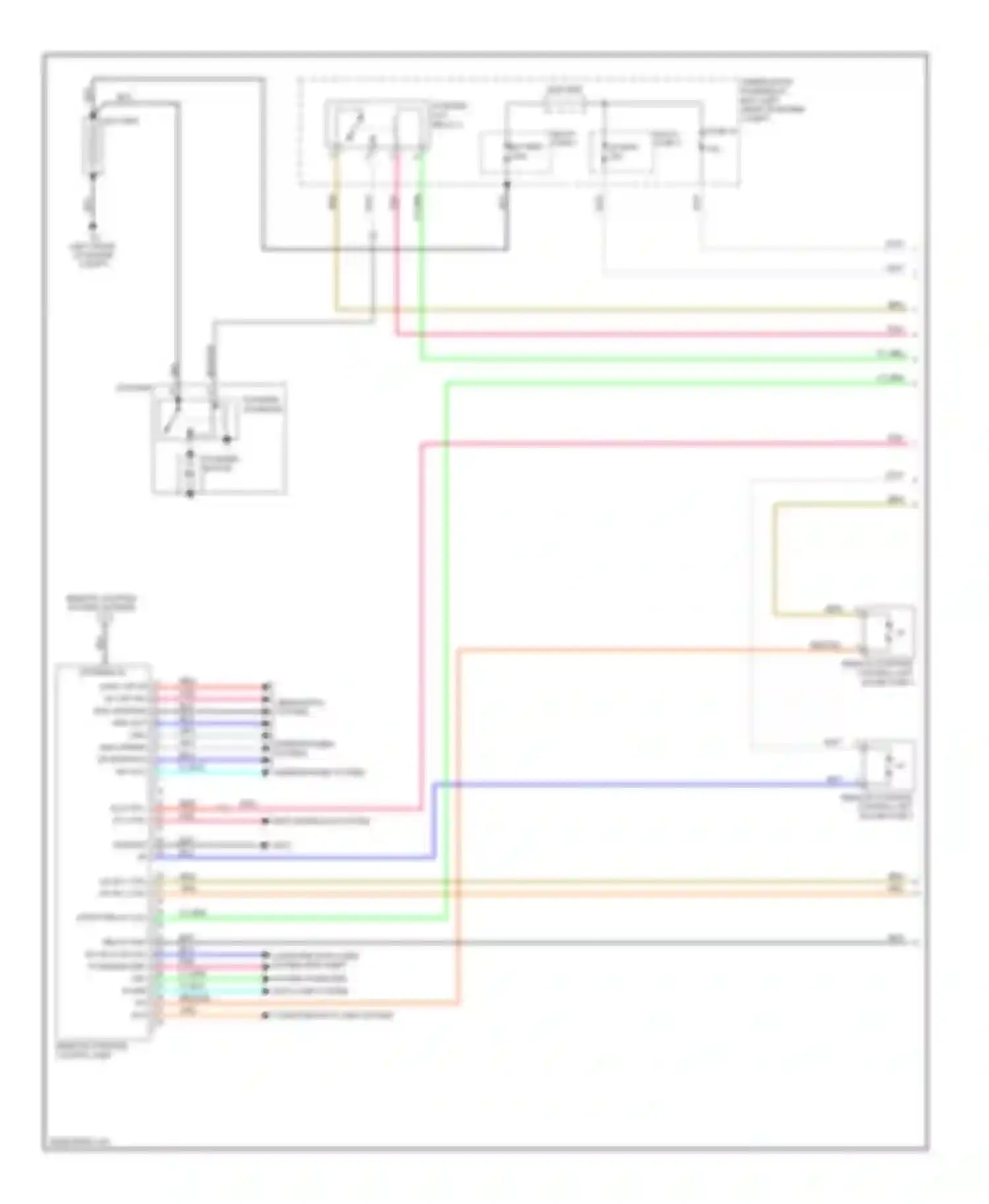 Wiring diagram computer data lines system anti-theft system computer data lines system for Acura TL IV (2008-2011) (2 of 4)