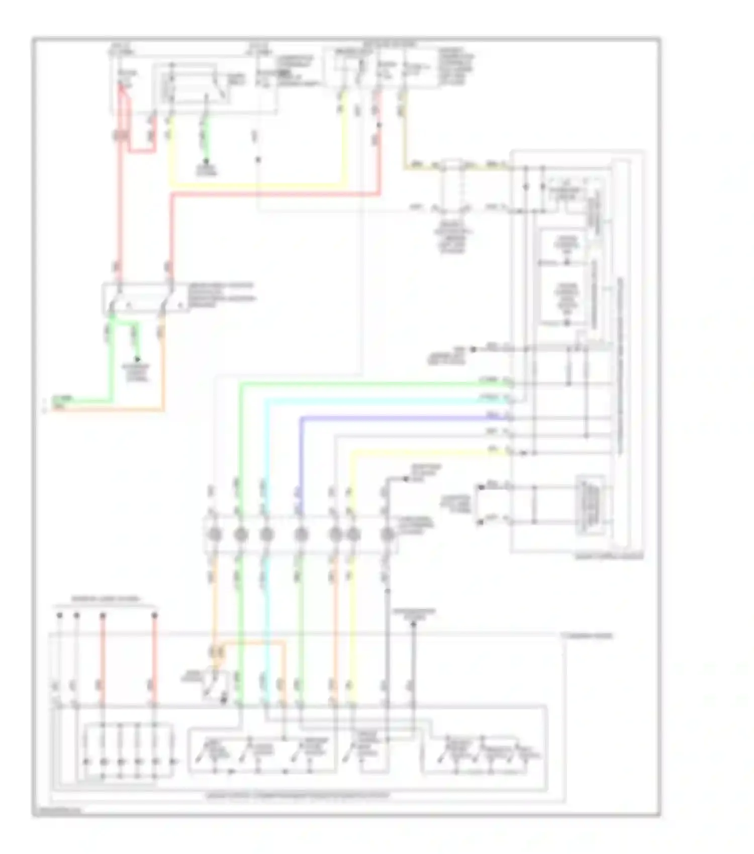Wiring diagram cruise control main switch for Acura TL IV (2008-2011) (1 of 1)