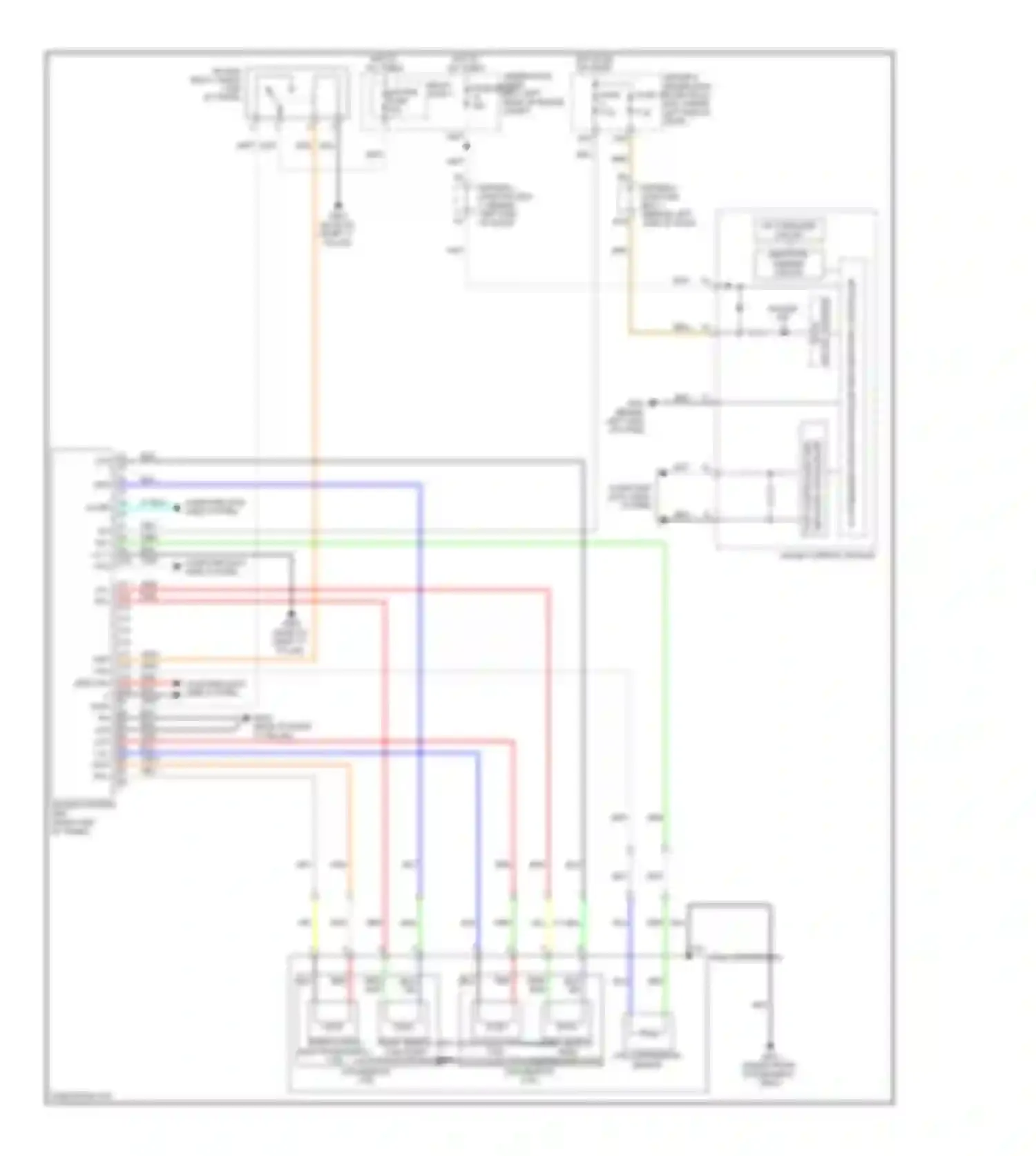 Wiring diagram lch lcl rch rcl for Acura TL IV (2008-2011) (1 of 1)