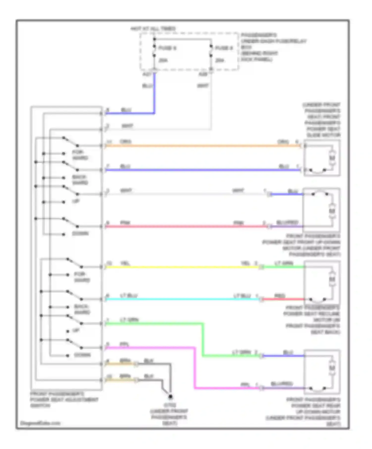 Wiring diagram lt grn for Acura TL IV (2008-2011) (52 of 76)