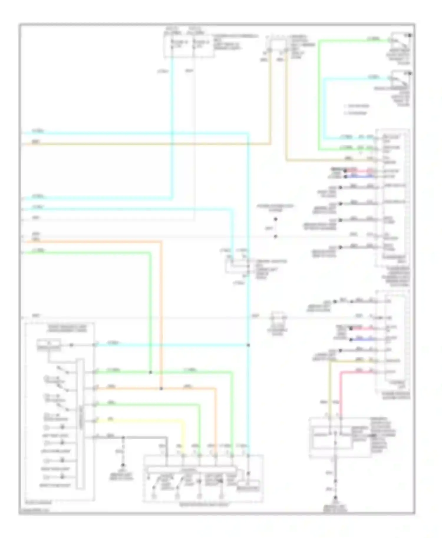 Wiring diagram micu s-gnd for Acura TL IV (2008-2011) (2 of 4)