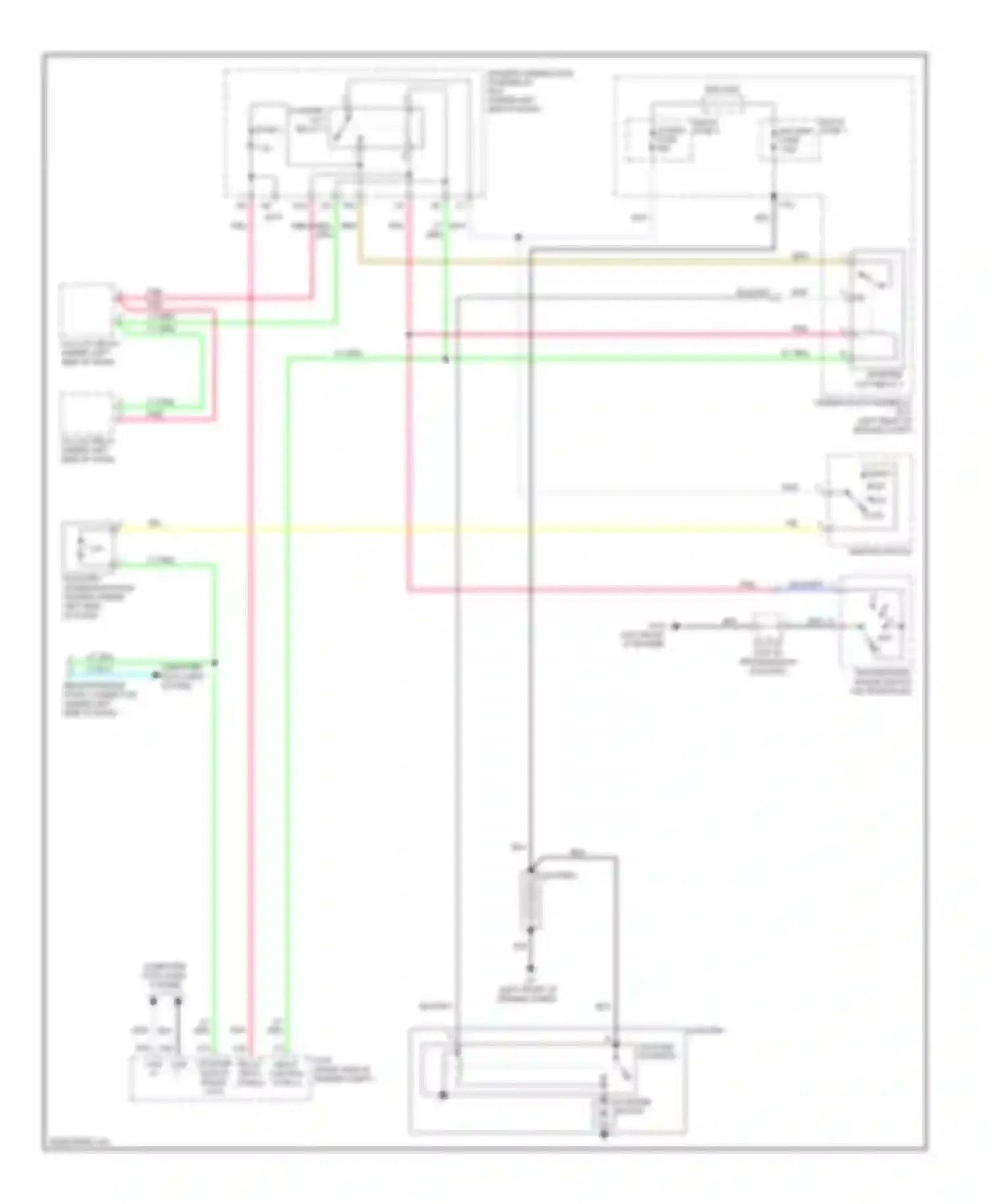 Wiring diagram multi fuse 1 for Acura TL IV (2008-2011) (7 of 7)