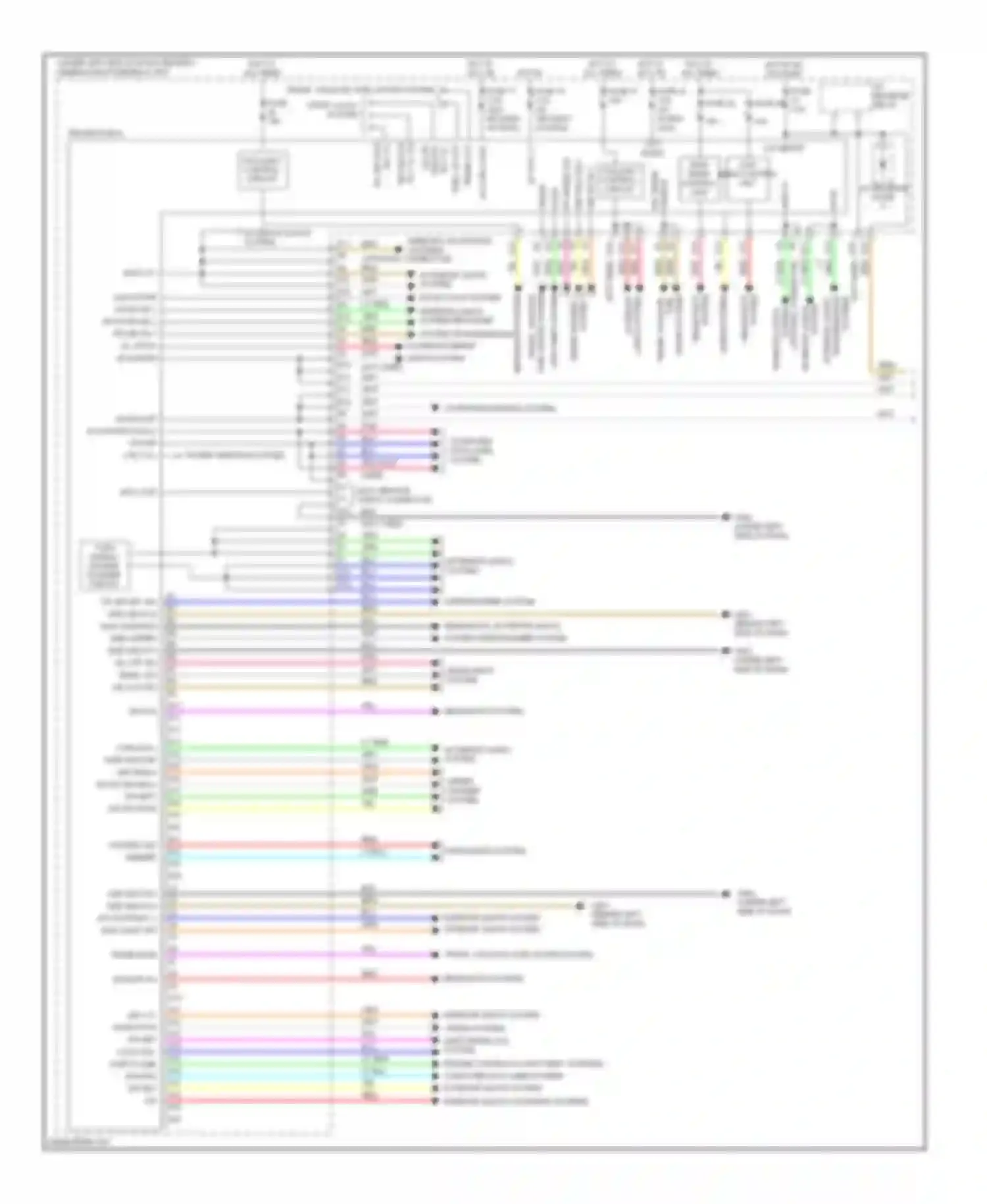 Wiring diagram signal/ hazard flasher circuit for Acura TL IV (2008-2011) (1 of 1)