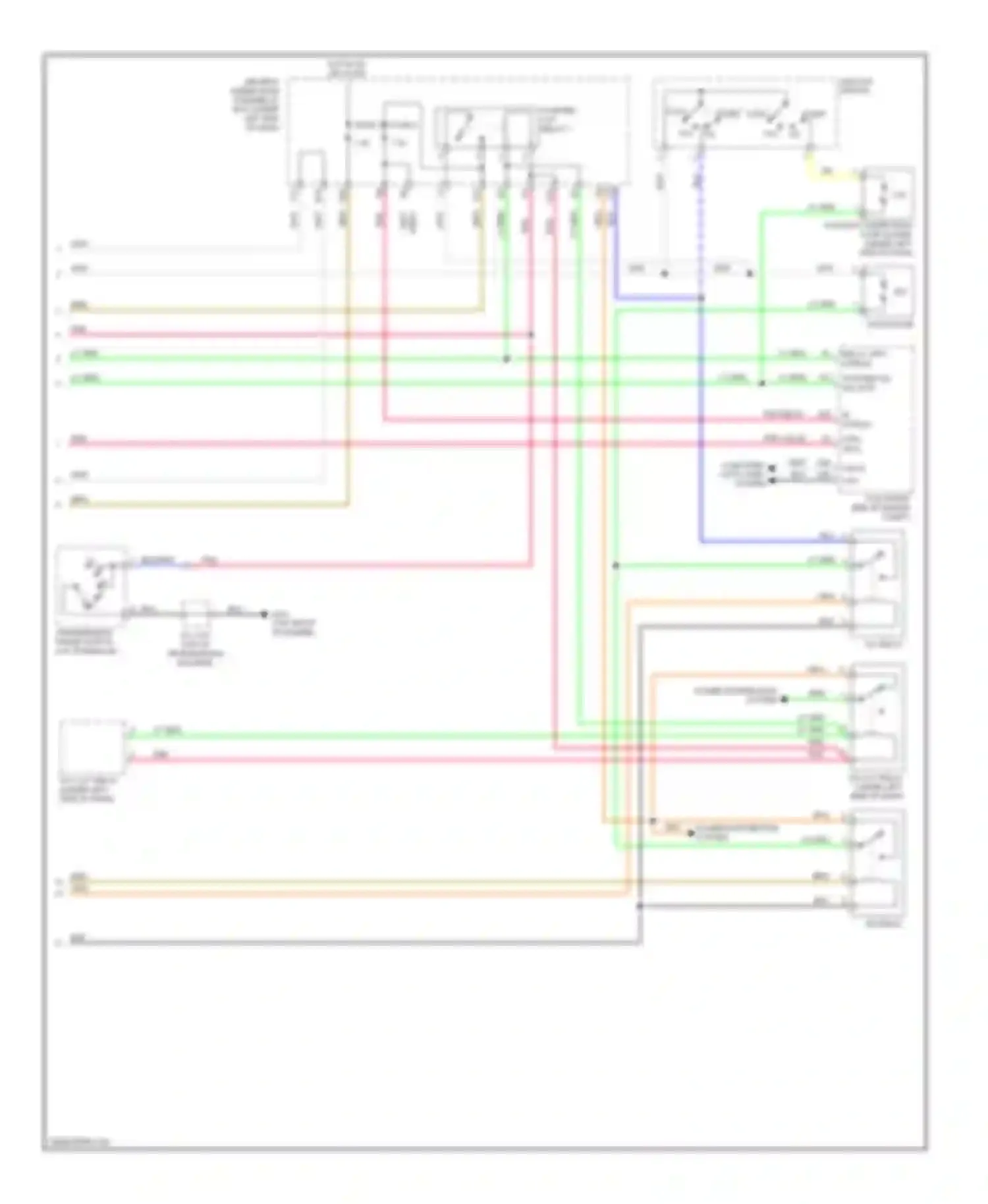 Wiring diagram starter cut relay 1 for Acura TL IV (2008-2011) (5 of 7)