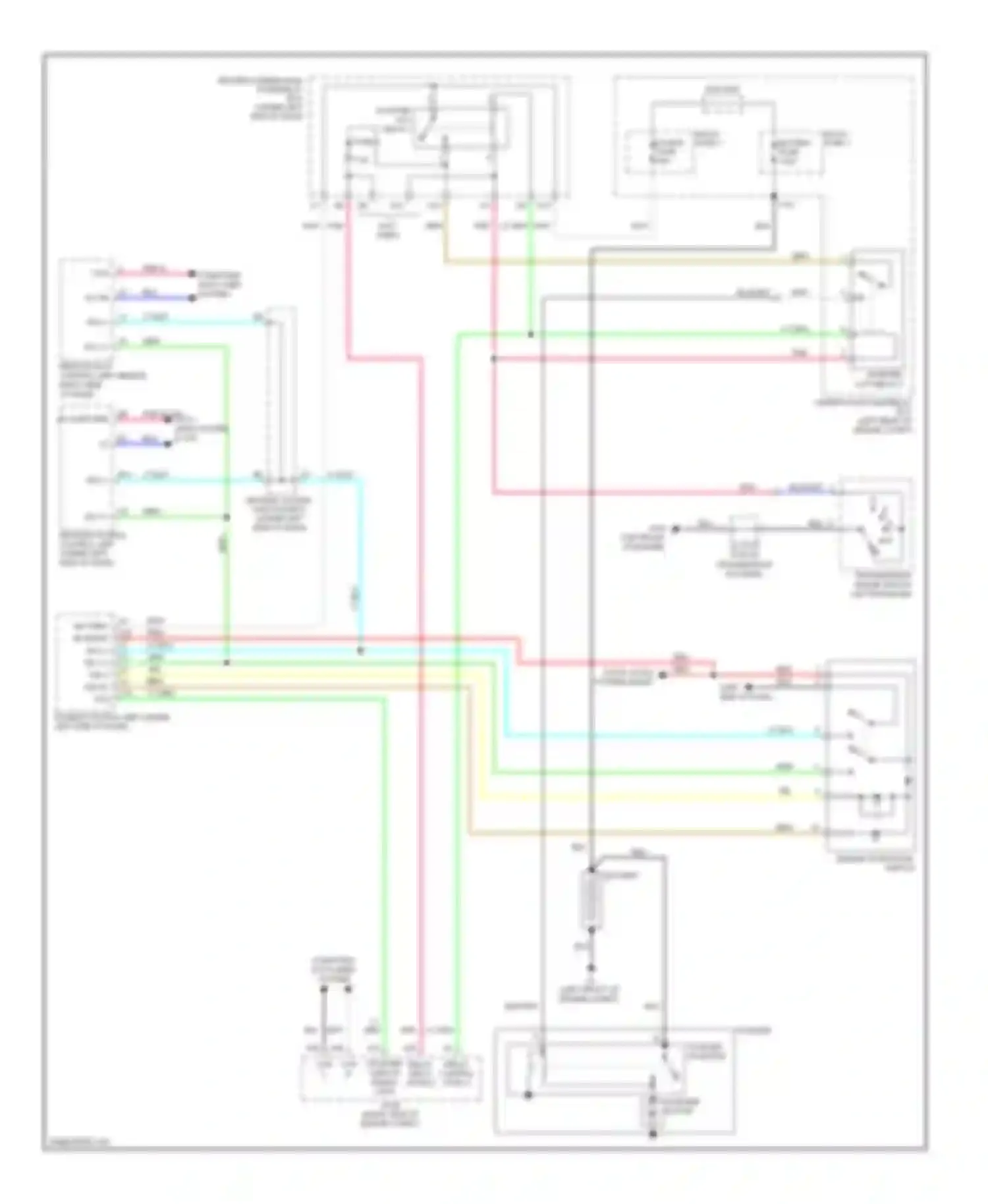 Wiring diagram starter cut relay 2 for Acura TL IV (2008-2011) (3 of 4)