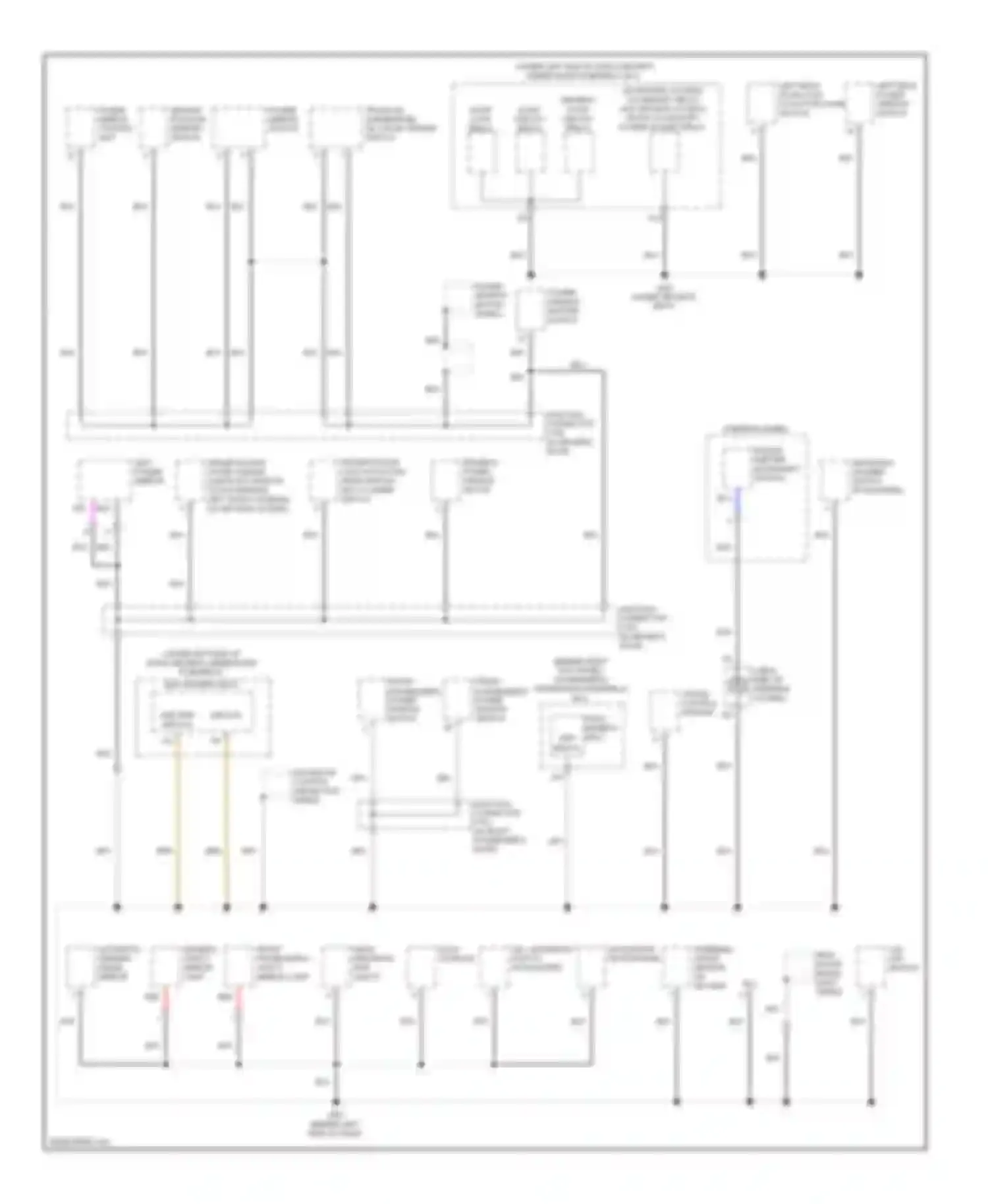 Wiring diagram trunk lid opener/fuel fill door opener switch for Acura TL IV (2008-2011) (1 of 1)