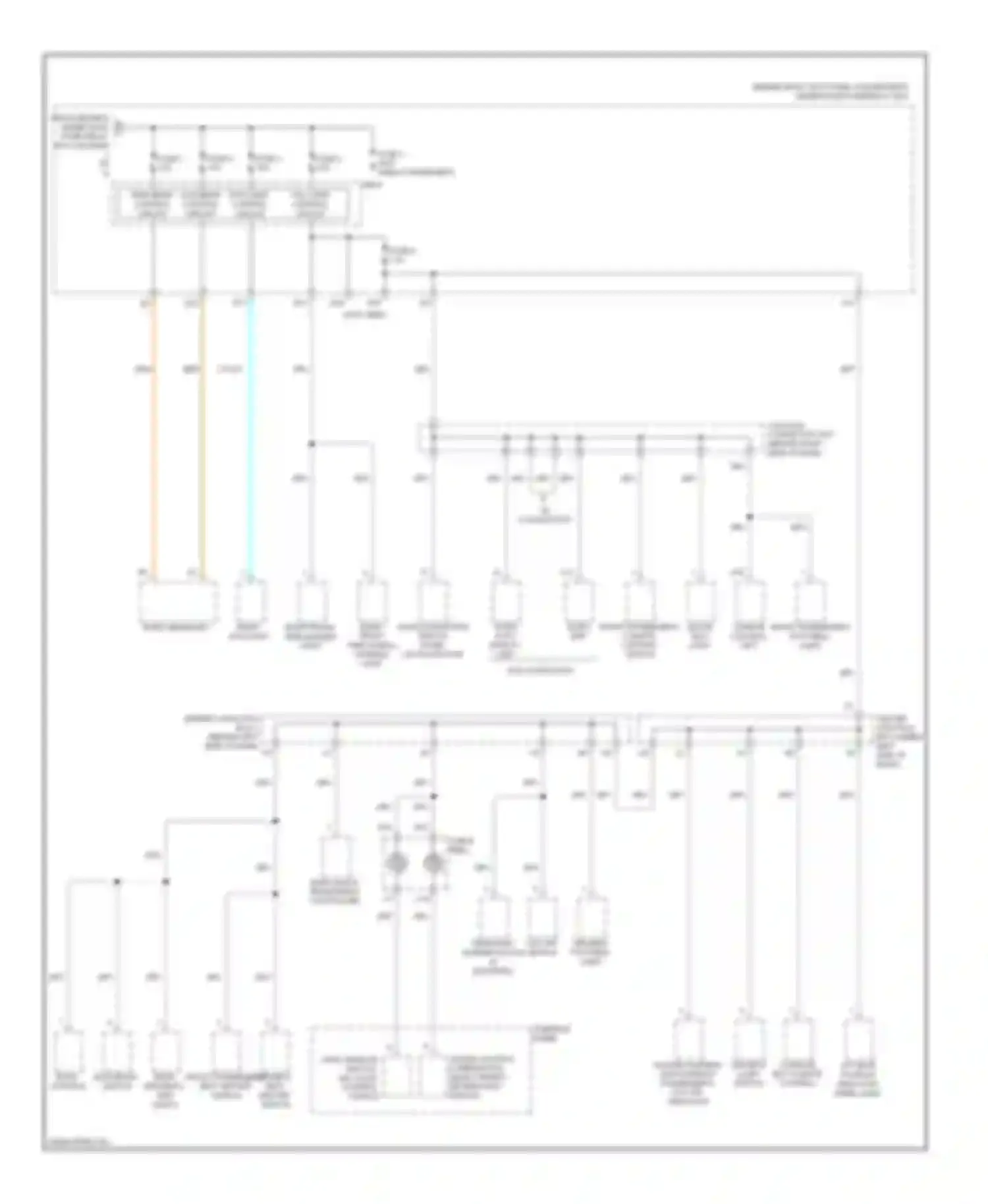 Wiring diagram w/o navigation for Acura TL IV (2008-2011) (6 of 8)