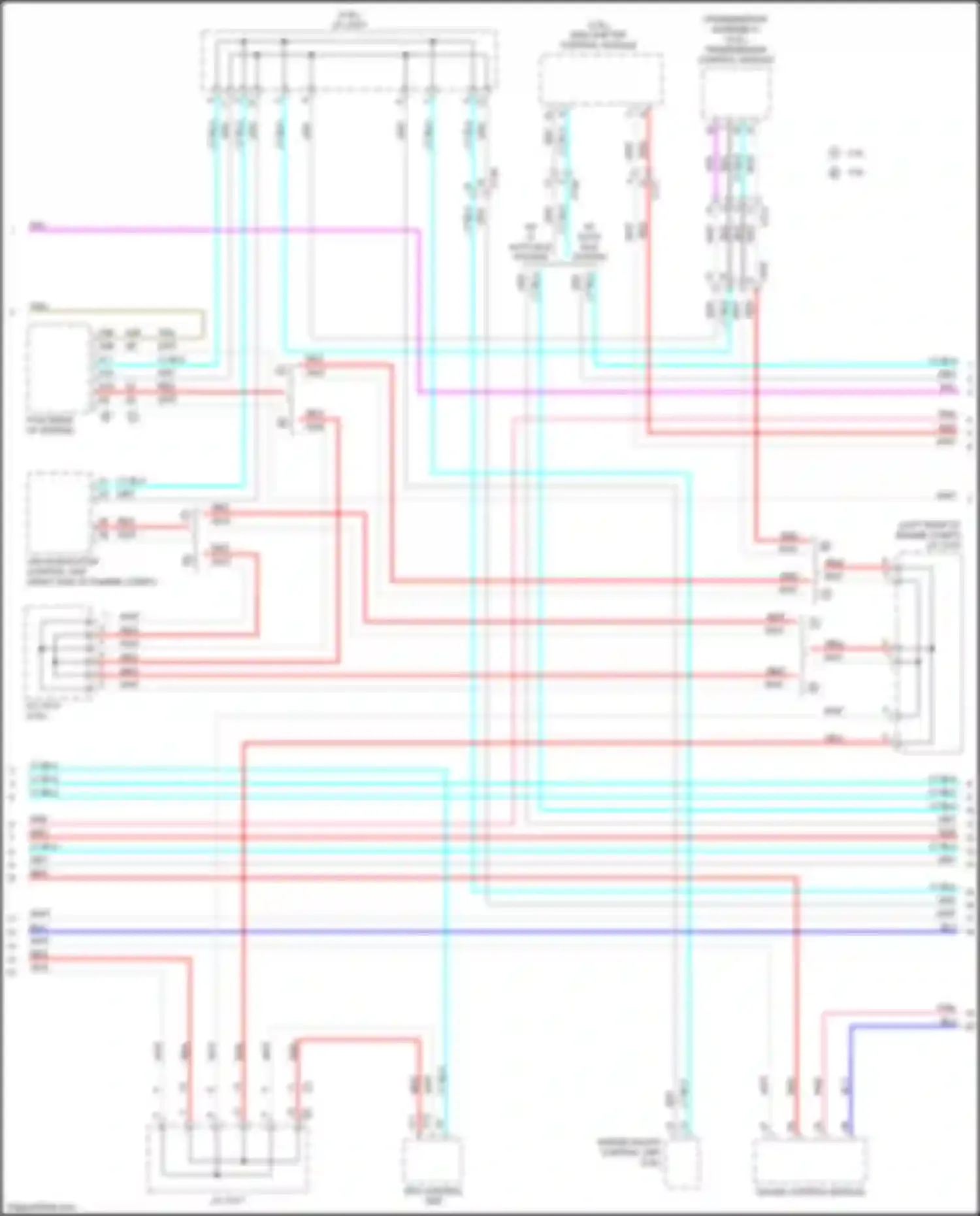 TLX Acura I facelift (2017-2020): Computer data lines circuit (2 of 4)