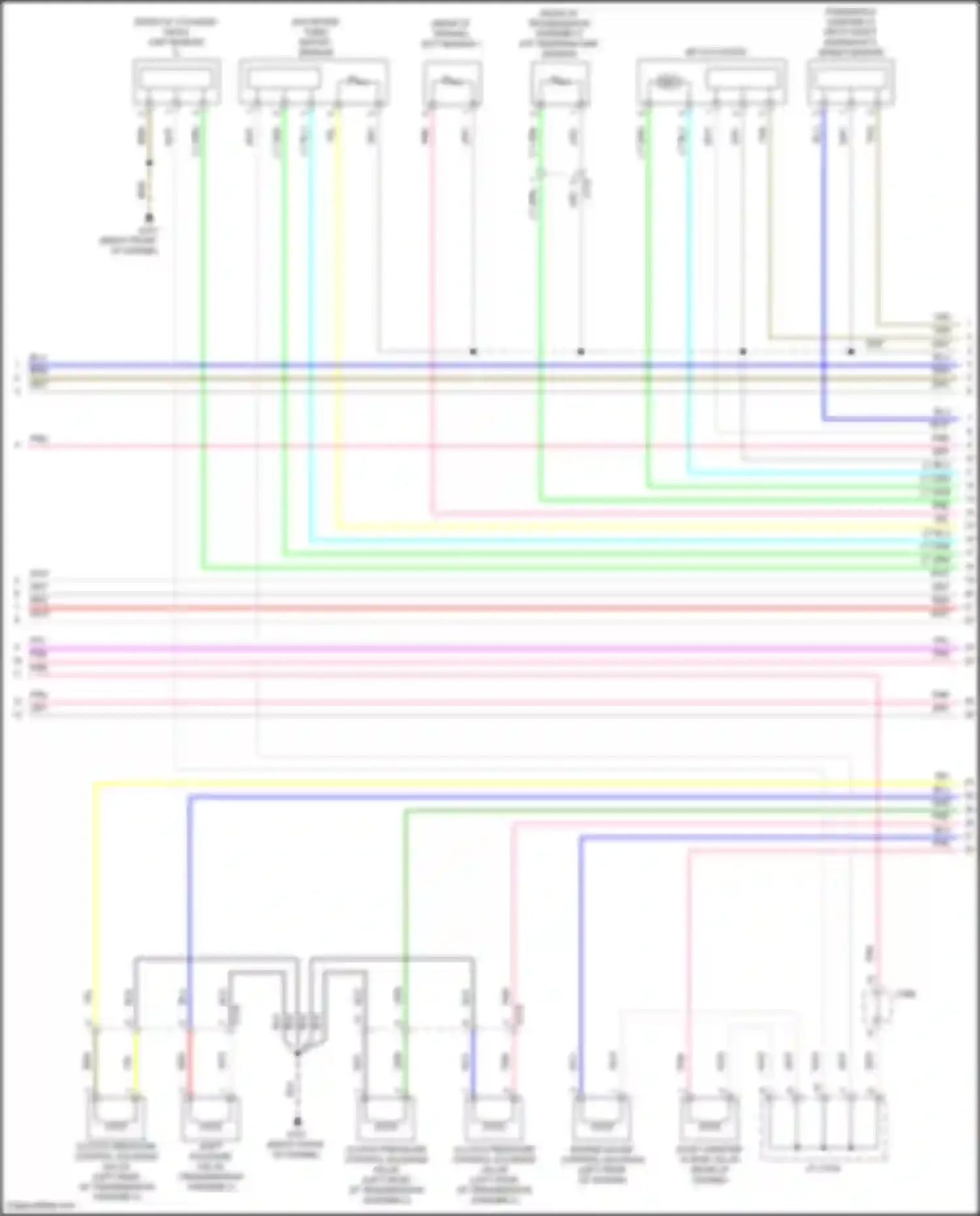 TLX Acura I facelift (2017-2020): Wiring diagram engine performance 2.4l (4 of 9)