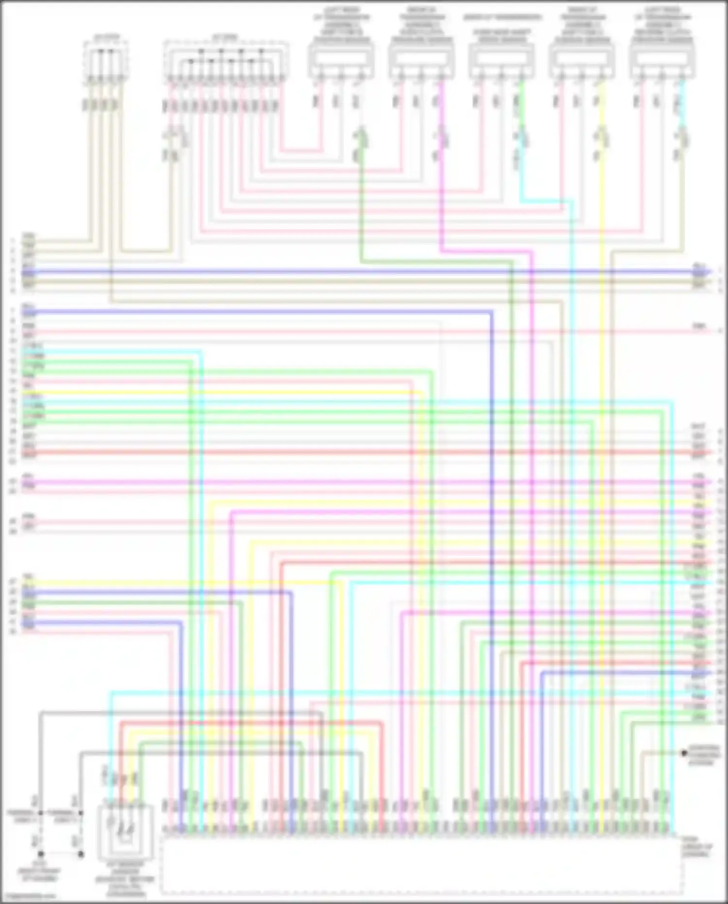 TLX Acura I facelift (2017-2020): Wiring diagram engine performance 2.4l (5 of 9)